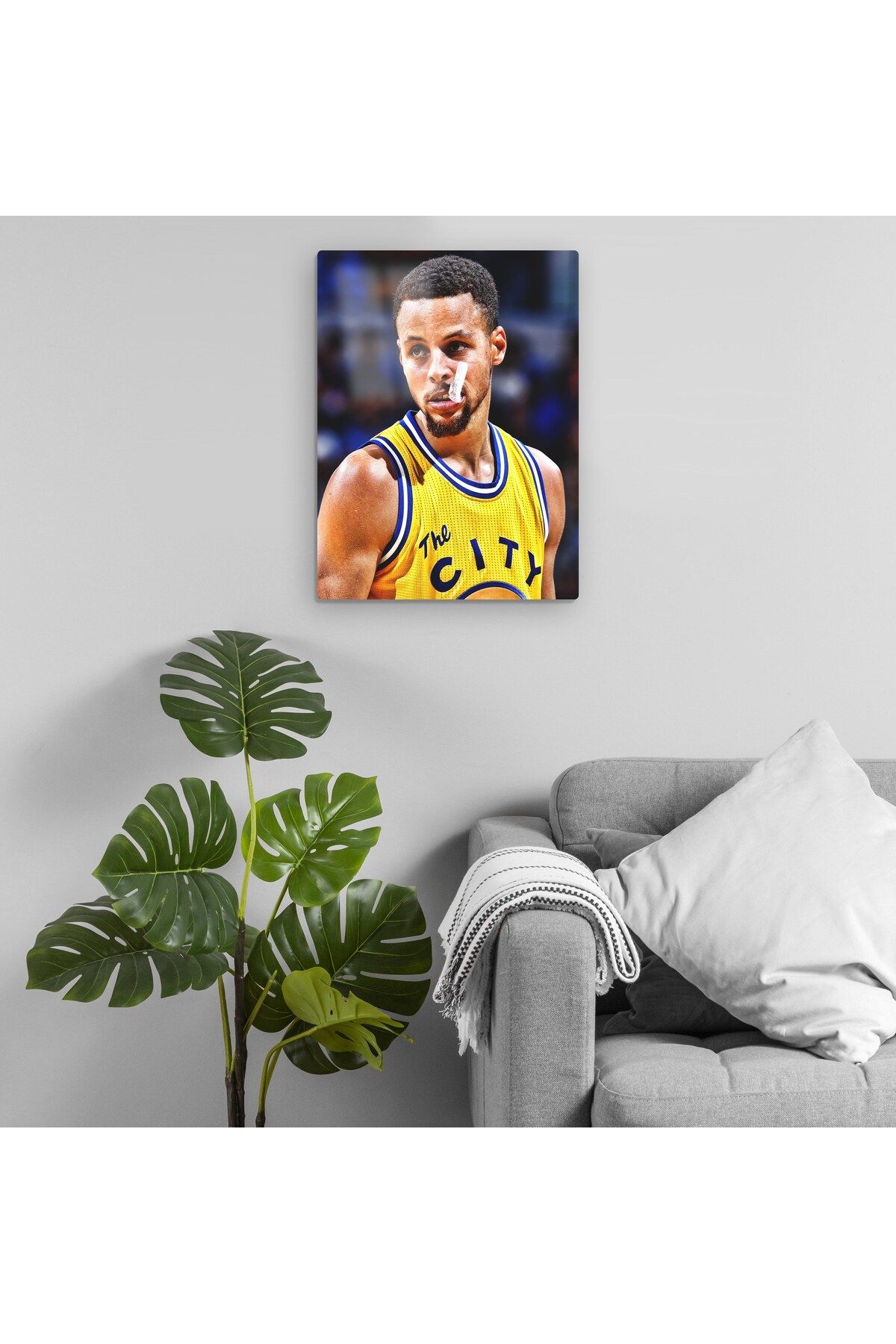Pixxa Stephen Curry - Steph Curry - Golden State Warriors - Nba Metal Tablo Model 7