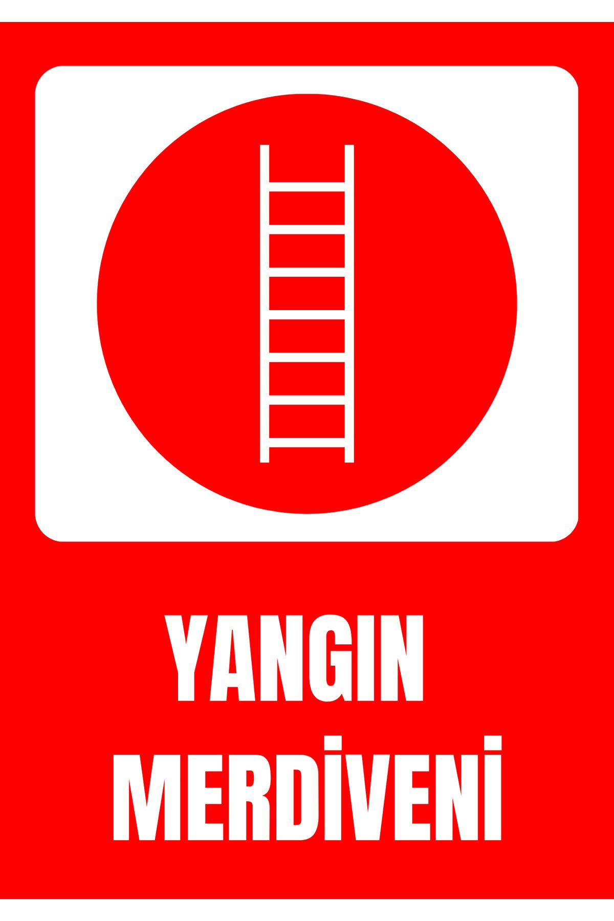 Girl Power 35 x 50 Yangın Merdiveni Folyo Baskı Sticker Uyarı Levhası