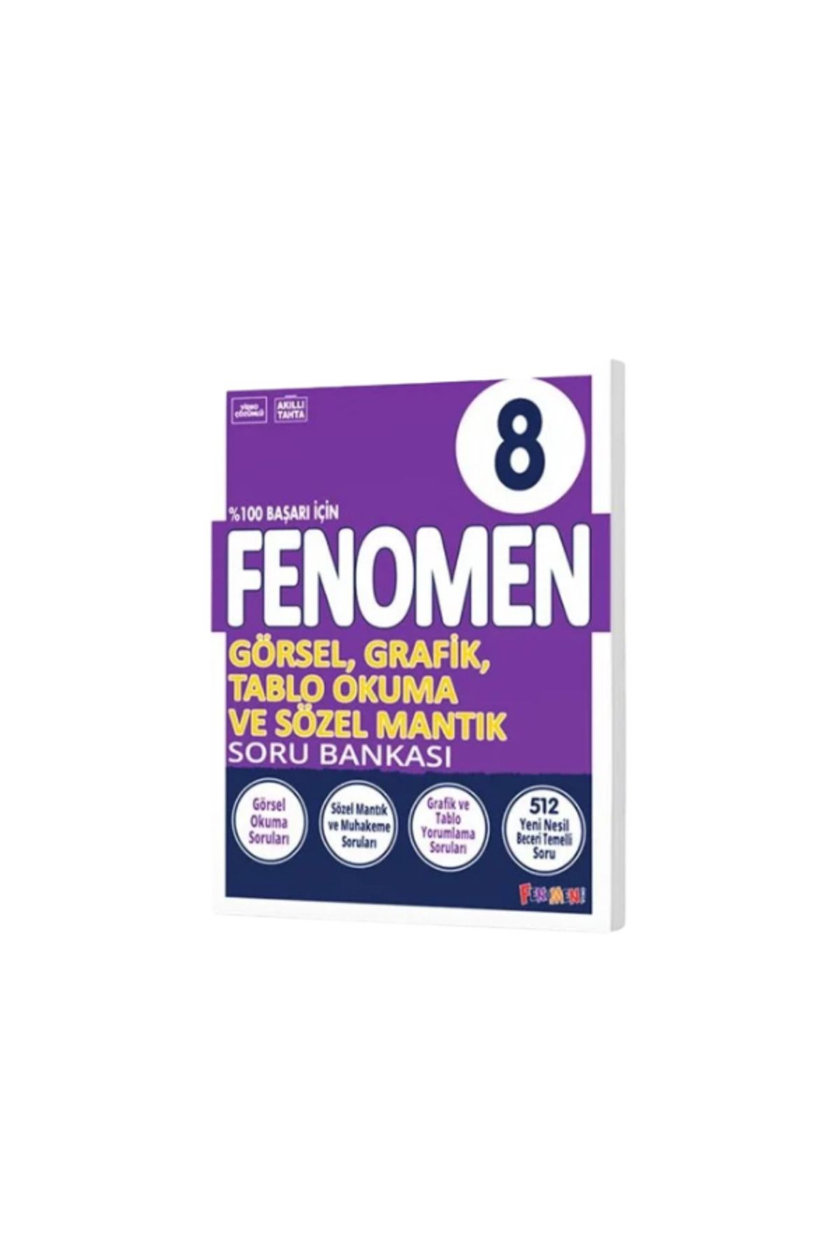 3D Yayınları 2025 fenomen yaynları 8.sınıf lgs görsel grafşk tablo okuma sözel mantık soru bankası