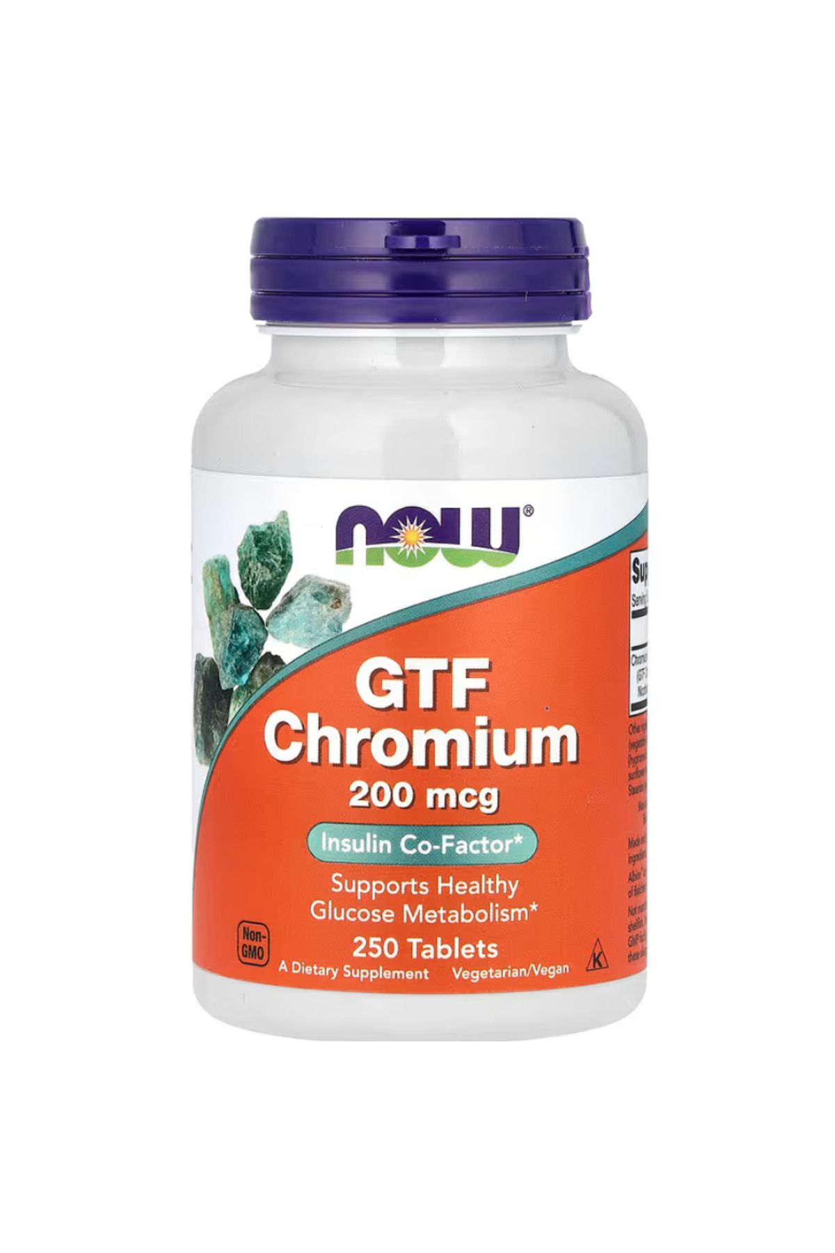 Now Foods , GTF Chromium, 200 mcg, 250 Tablets