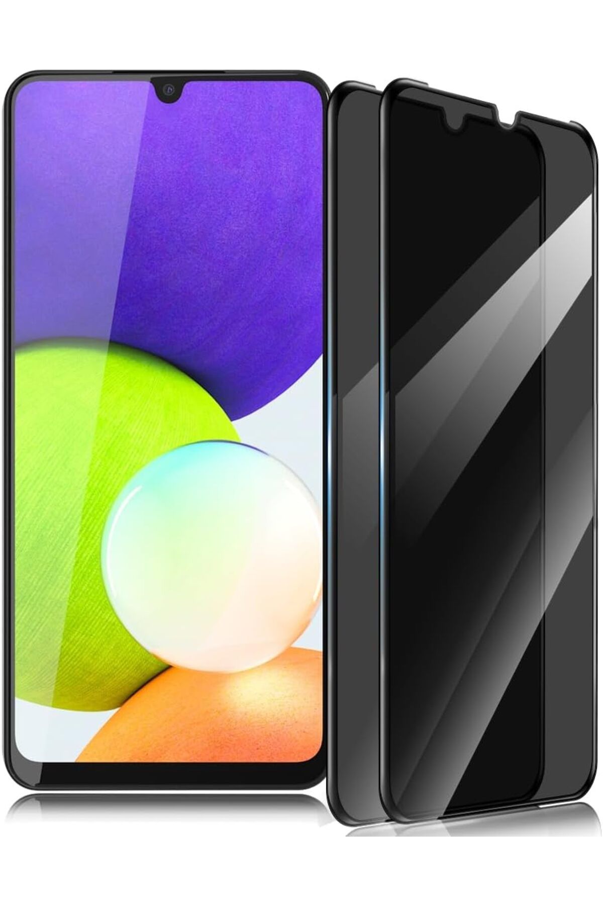 aheaks Samsung Galaxy A32 4G / A22 4G / M22 / M32 / A31 Hayalet Nano Cam Ekran Koruyucu 9H Sertlik