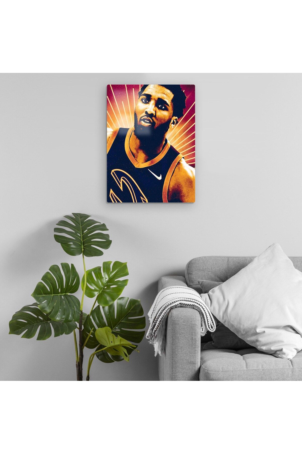 Pixxa Donovan Mitchell - Cleveland Cavaliers Metal Tablo Model 2