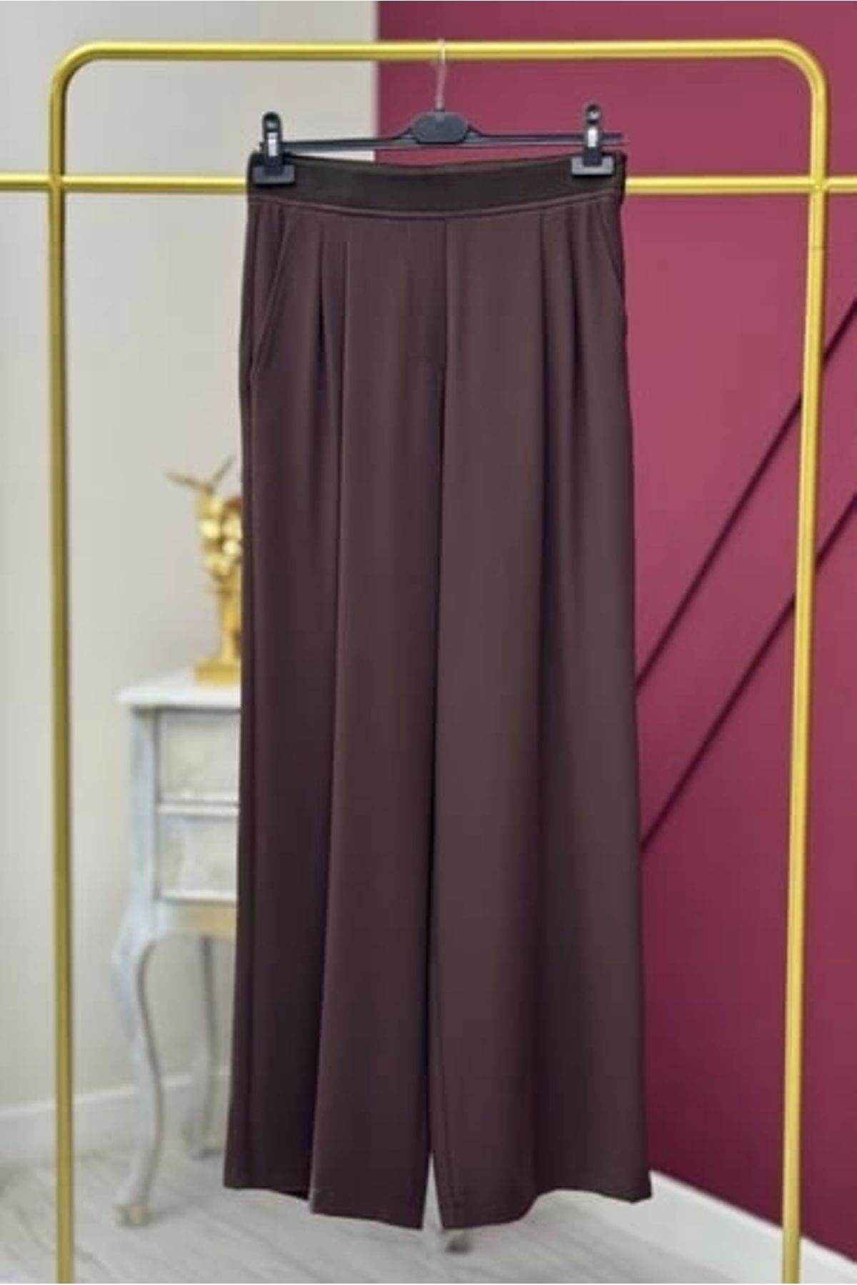Sentez İyon Pileli Pantolon 5592