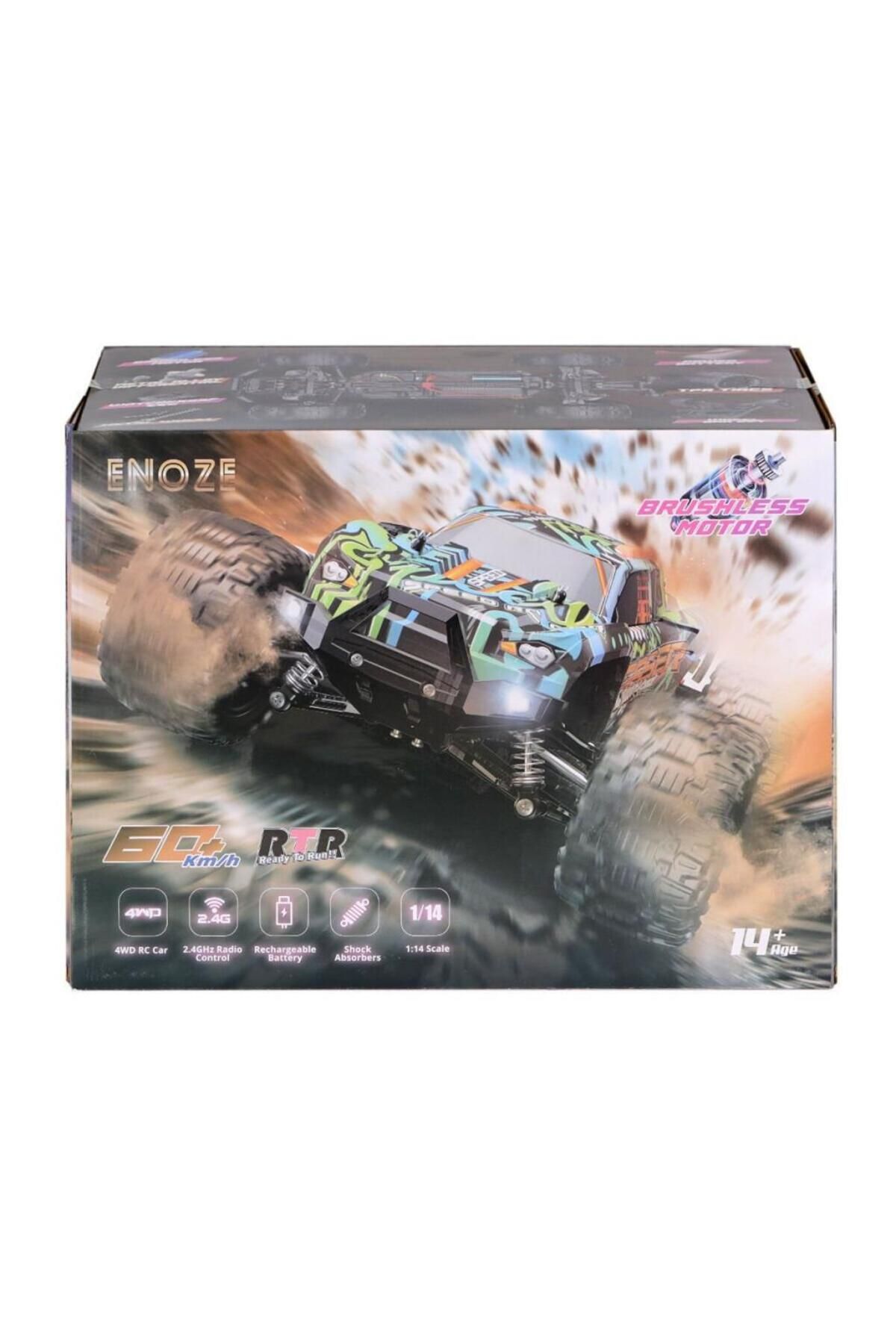 NW NessiWorld Nessiworld 001E Kumandalı 4x4 Fırçası Motor 1:14 Gaser Arazi Aracı -Gepettoys