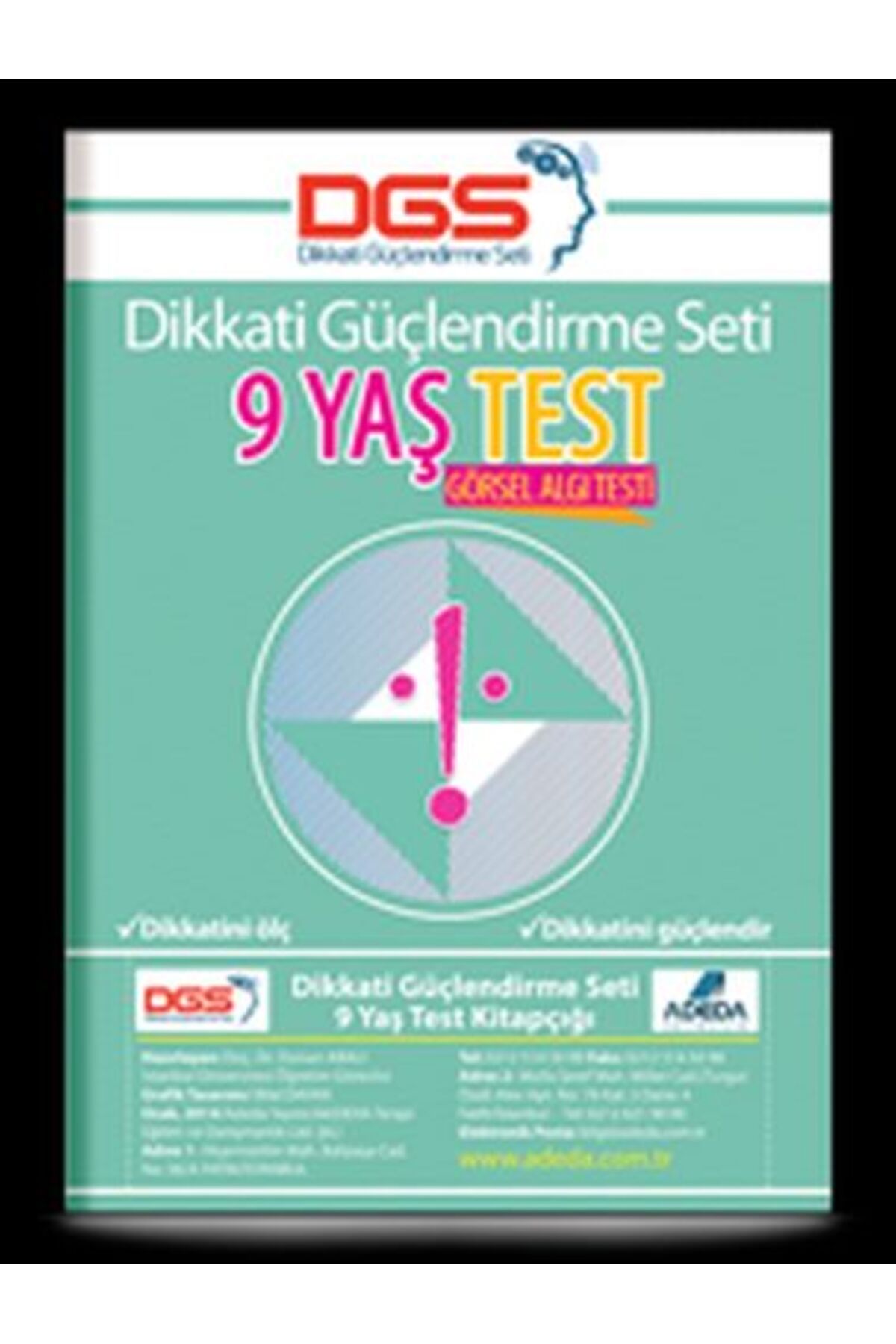 Abm Yayınevi Dikkati Güçlendirme Seti 9 Yaş Test