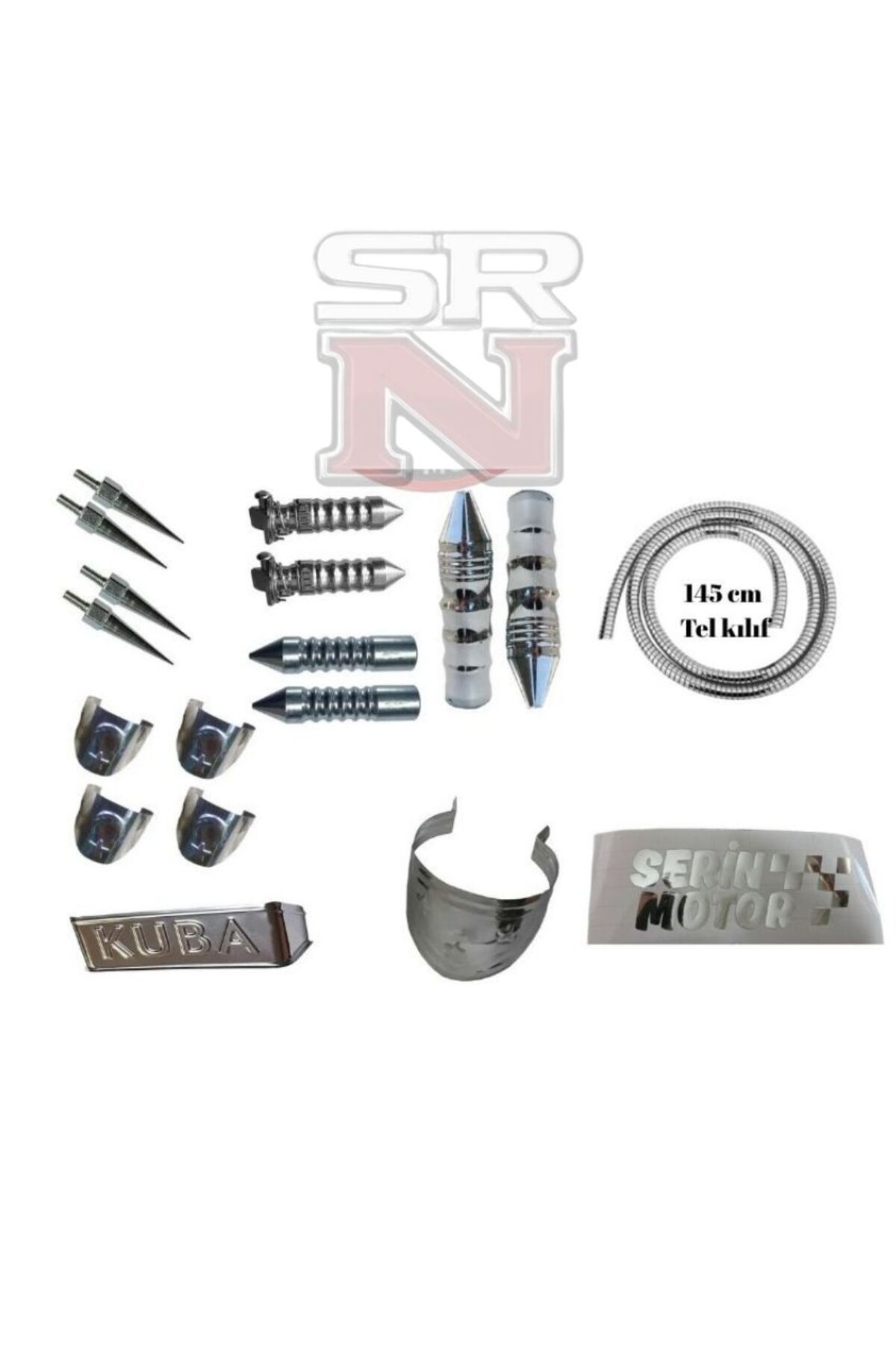 GMS CG Çita Full Modifiye Set Basamak+Şapka+Elcik+Far Şapkası+Egzoz Şapkası+Tel Kılıf+Vida