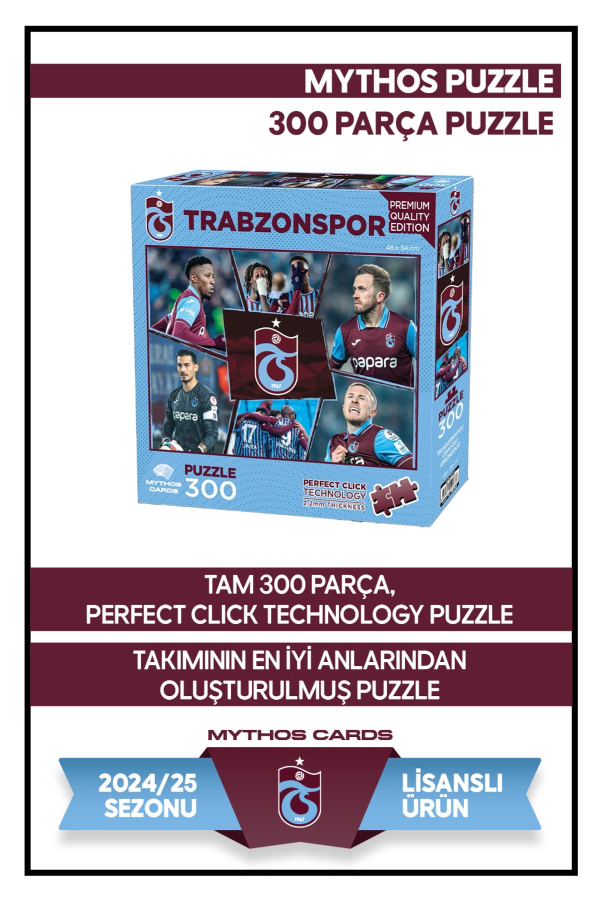 Trabzonspor TAKIM 300 PARÇA PUZZLE