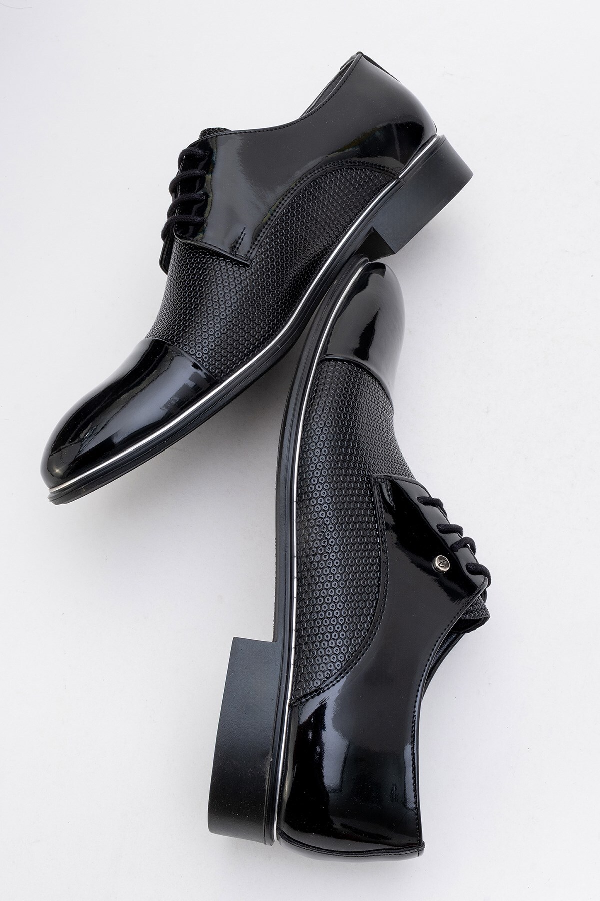 depderi  Klasik Erkek Rugan Damatlık Ve Taakım Elbiseye Uygun Abiye Erkek Ayakkabı - Görsel 5