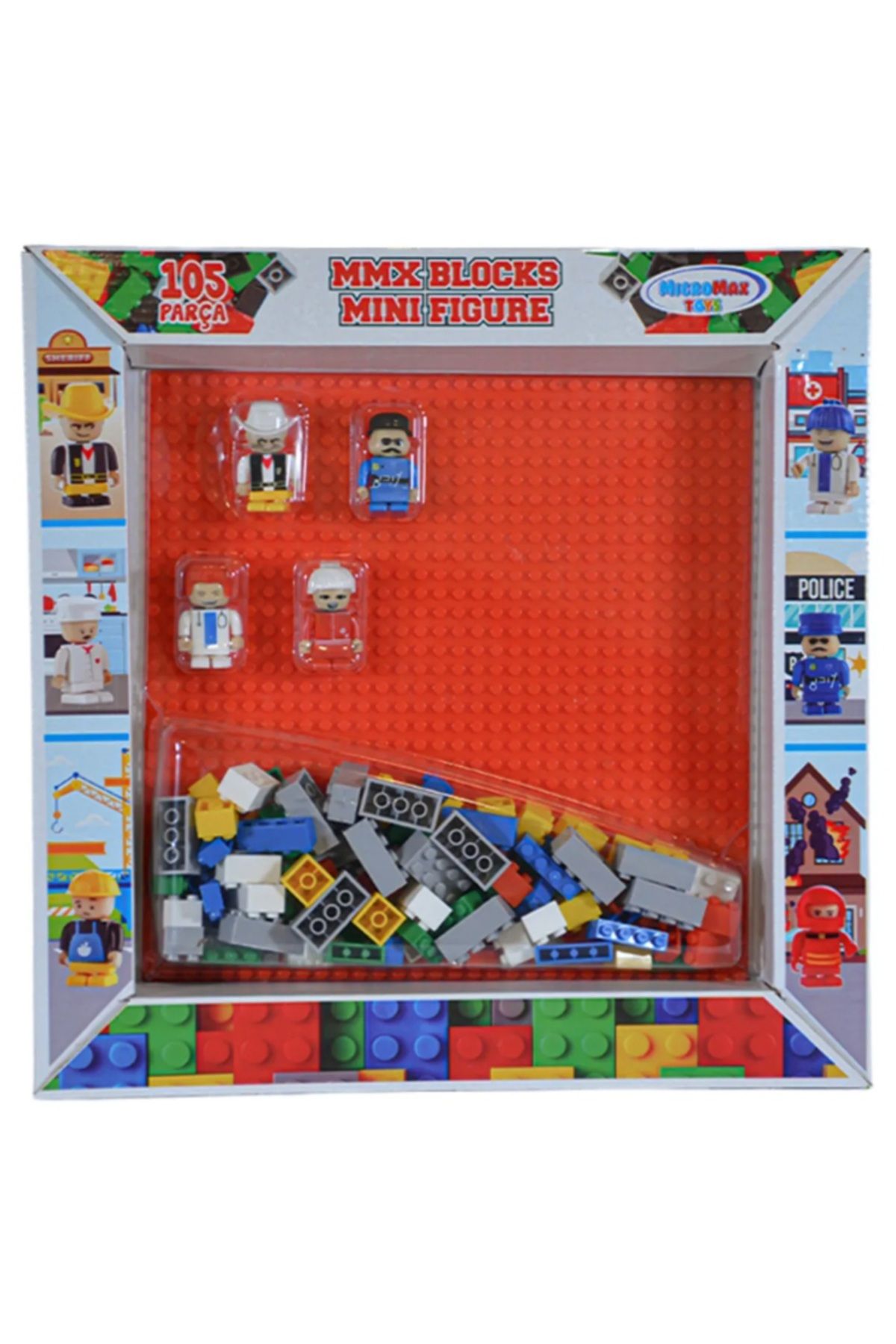 1000 çeşit hediye dünyası Mikromax Blok Mini Figür 105 parça
