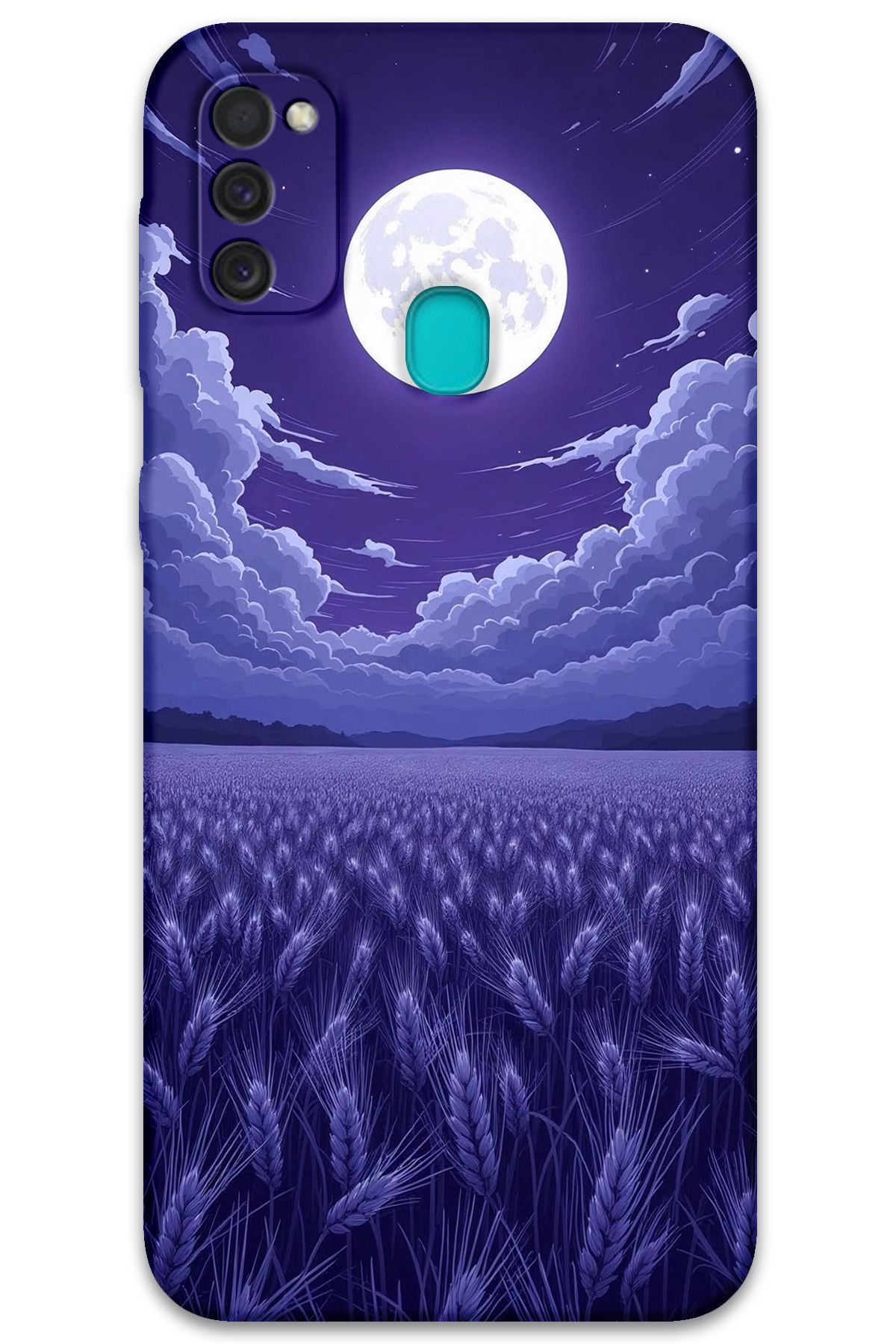 Gramaphone Galaxy M30s Uyumlu Mermer Desenli Telefon Kılıfı + Ekran Koruyucu - 5816