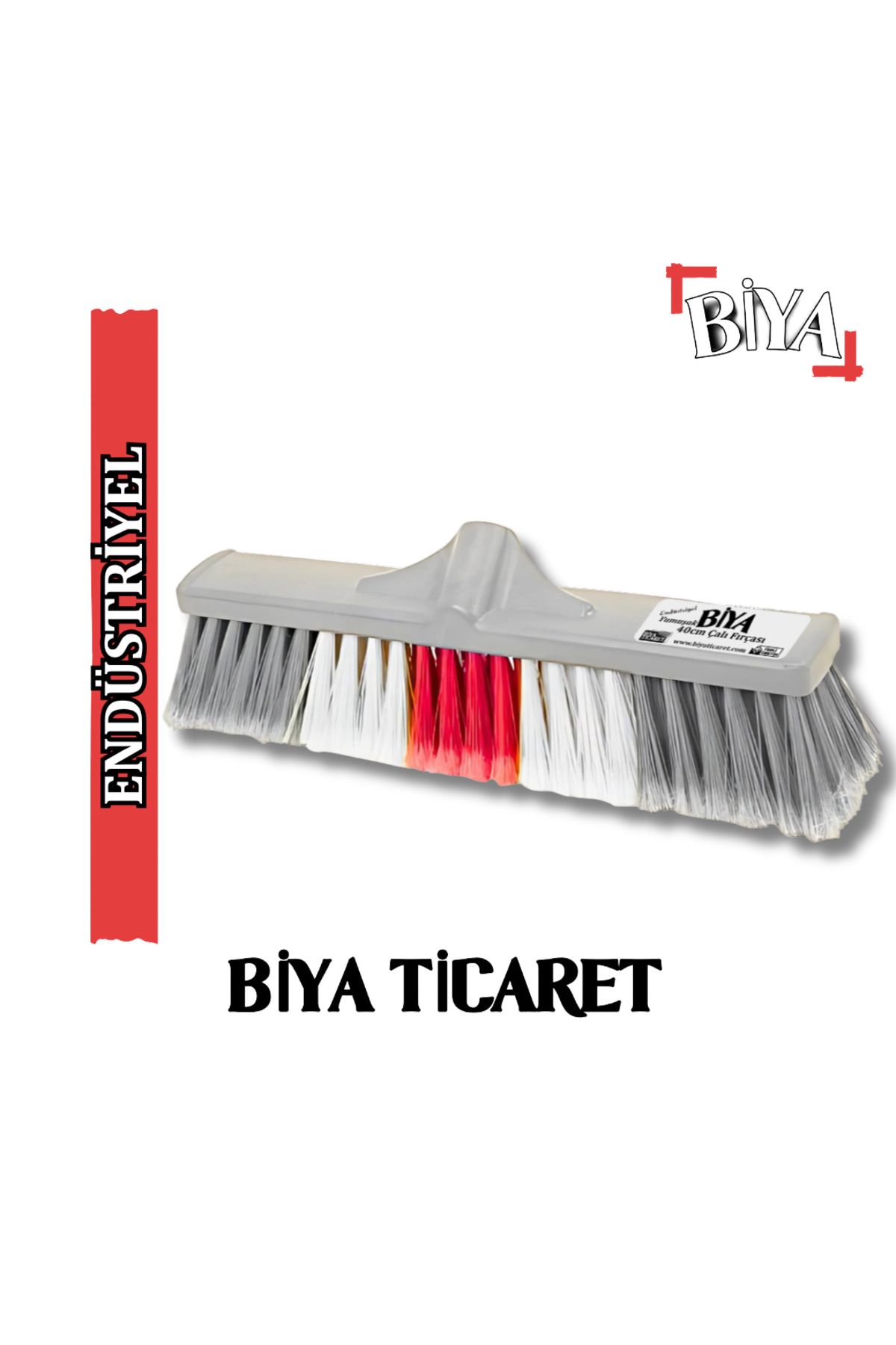 BİYA 40cm Yumuşak Yer Fırçası - Alan Fırçası