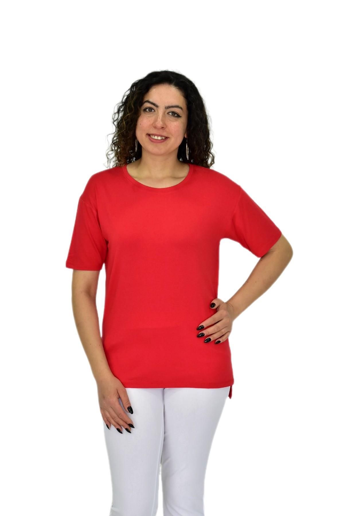 lavella Kadın Yarım Kol Sıfıryaka Likralı Tişöt BGL-ST04652