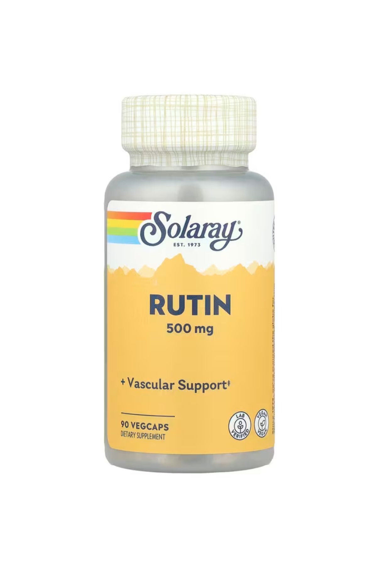 Solaray , Rutin, 500 mg, 90 VegCaps