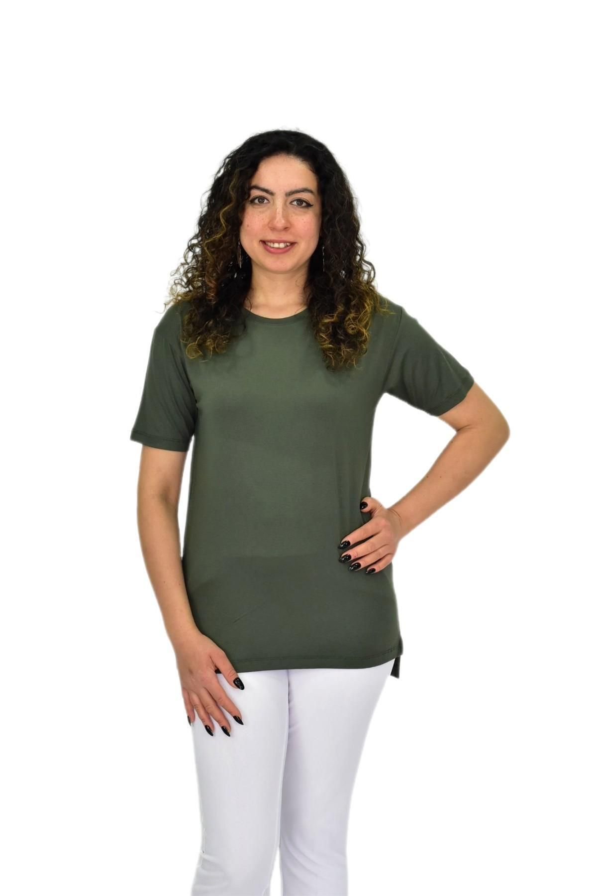 lavella Kadın Yarım Kol Sıfıryaka Likralı Tişöt BGL-ST04652