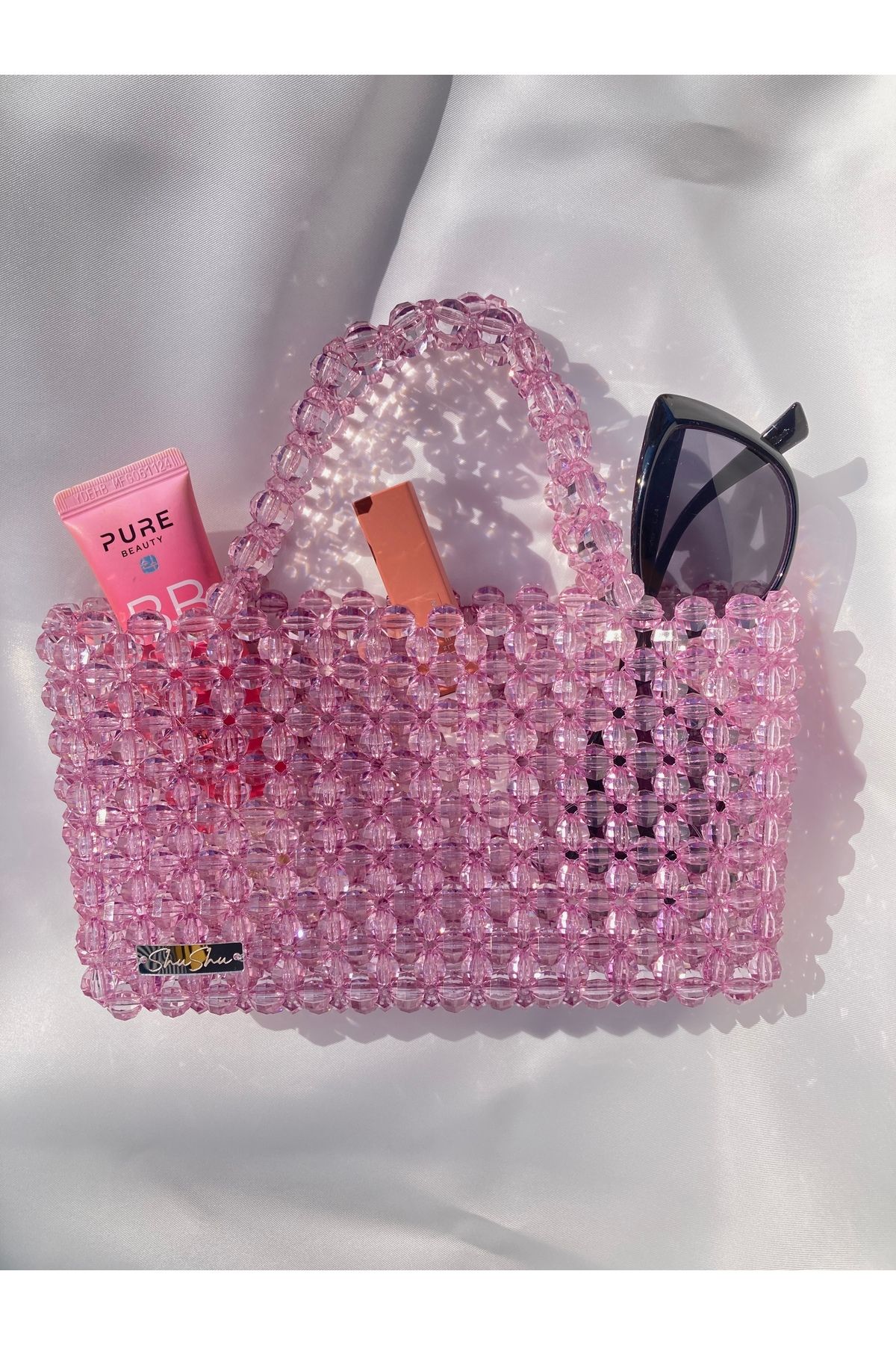 Home Pembe şık el çantası