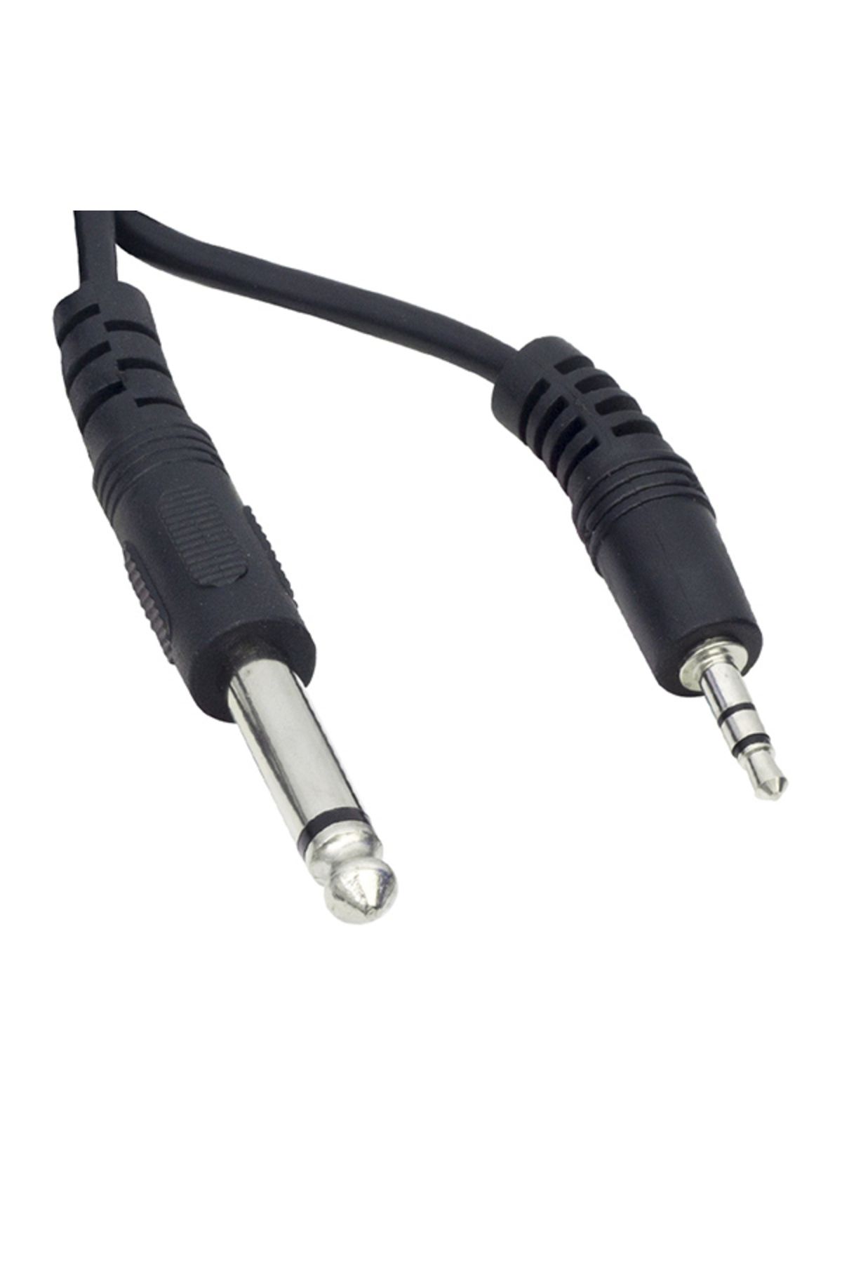 Aydoganticaret44 3.5 MM STEREO ERKEK / 6.3 MM MONO ERKEK 1,5 METRE KABLO (ARA KABLO)