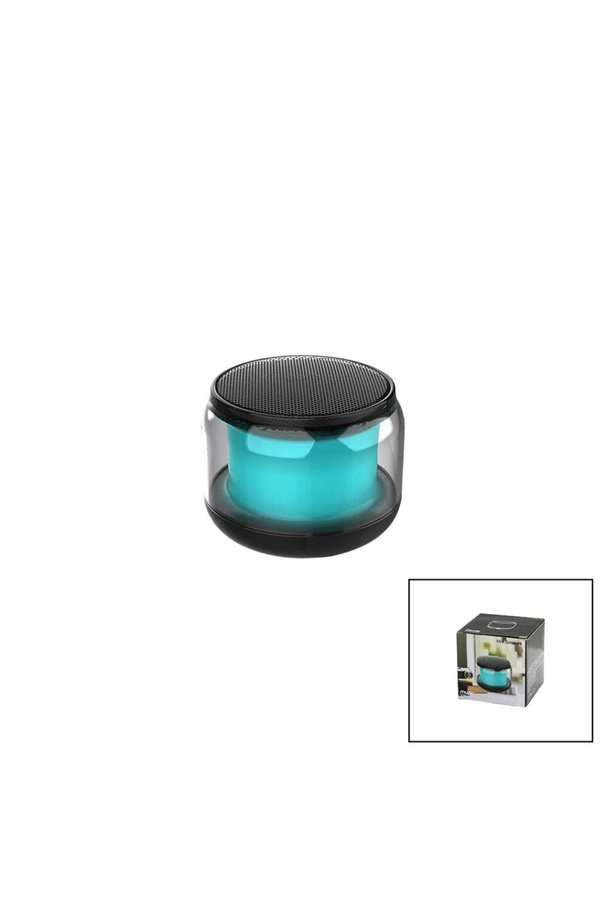 Aydoganticaret44 KAVANOZ MODELİ - MİKA GÖVDEB LUETOOTH WİRELESS MİNİ HOPARLÖR SPEAKER USB ŞARJLI - I