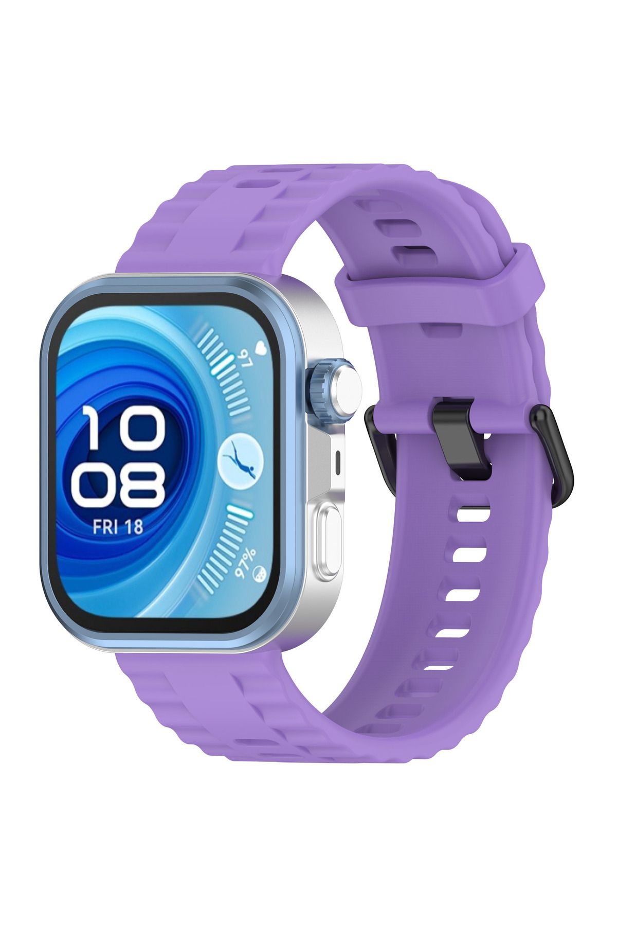 Nextron Huawei Watch Fit 4 / Fit 4 Pro / Fit 3 Uyumlu Silikon Kordon A+Kalite Yumuşak Spor Silikon Kordon