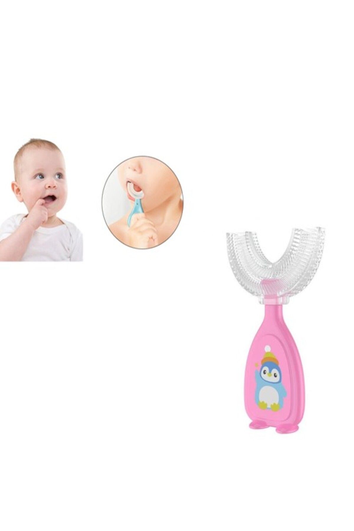 Mu Art Ahşap Yeni Model Çocuk Diş Fırçası