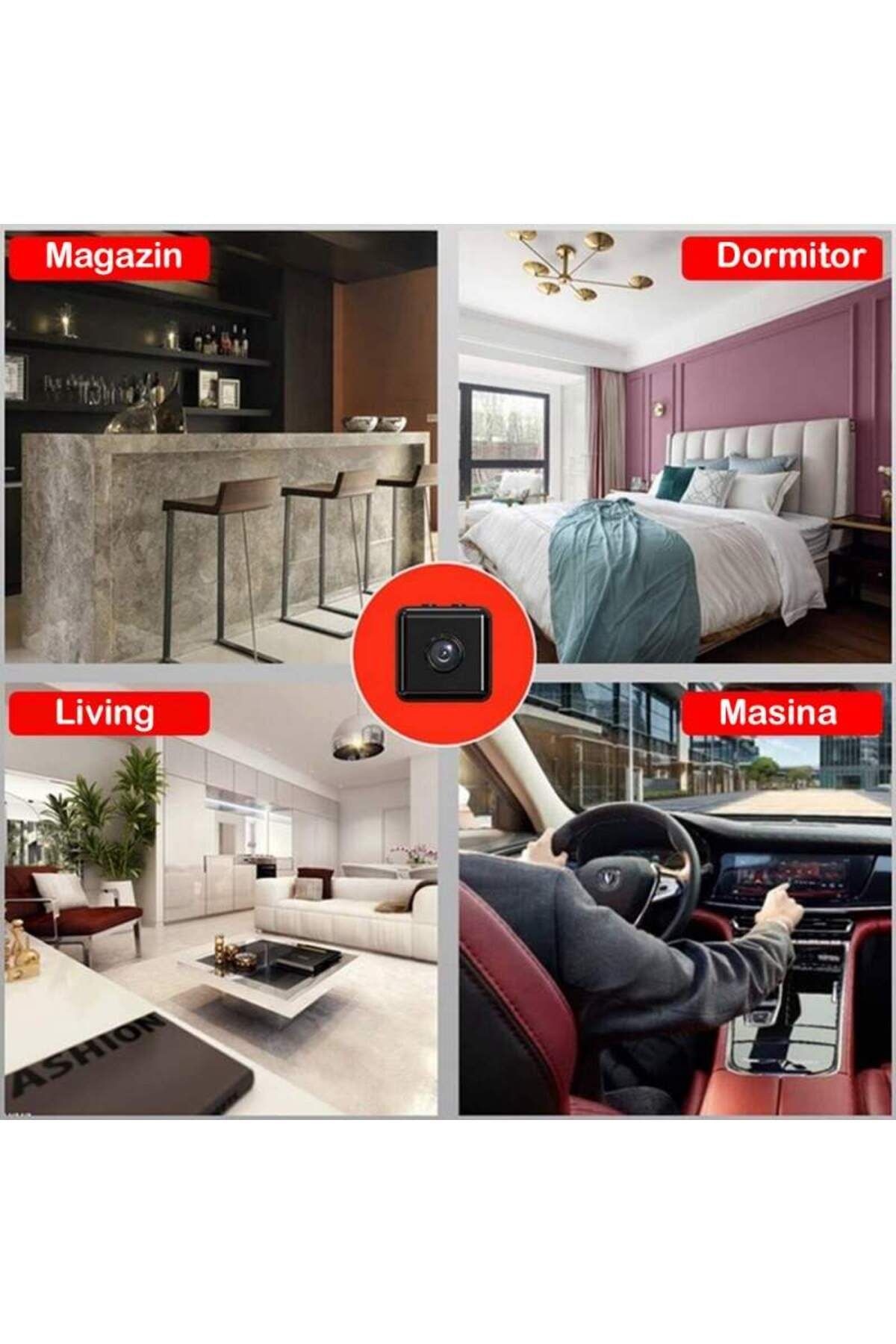SIKS-Mini Spy Camera SIKS, Spy Device With Video Camera and Microphone, WIFI, 1080P HD, Live Broadcast 7