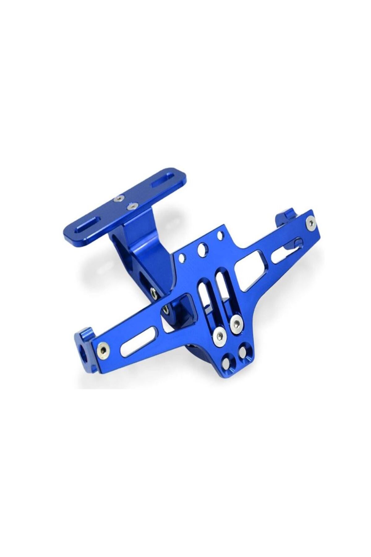 merpa Motosiklet Katlanır Plaklık Full Cnc Mavi