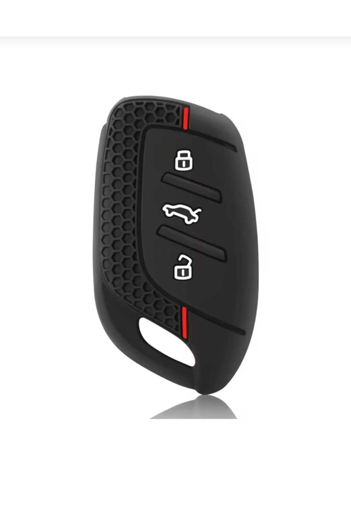 GMA KEYS MG HS GT ZS EV ZX MG5 MG6 Roewe RX3 RX5 I5 ERX5 I6 I5 Petek Desenli Anahtar Kılıfı Siyah Kırmızı