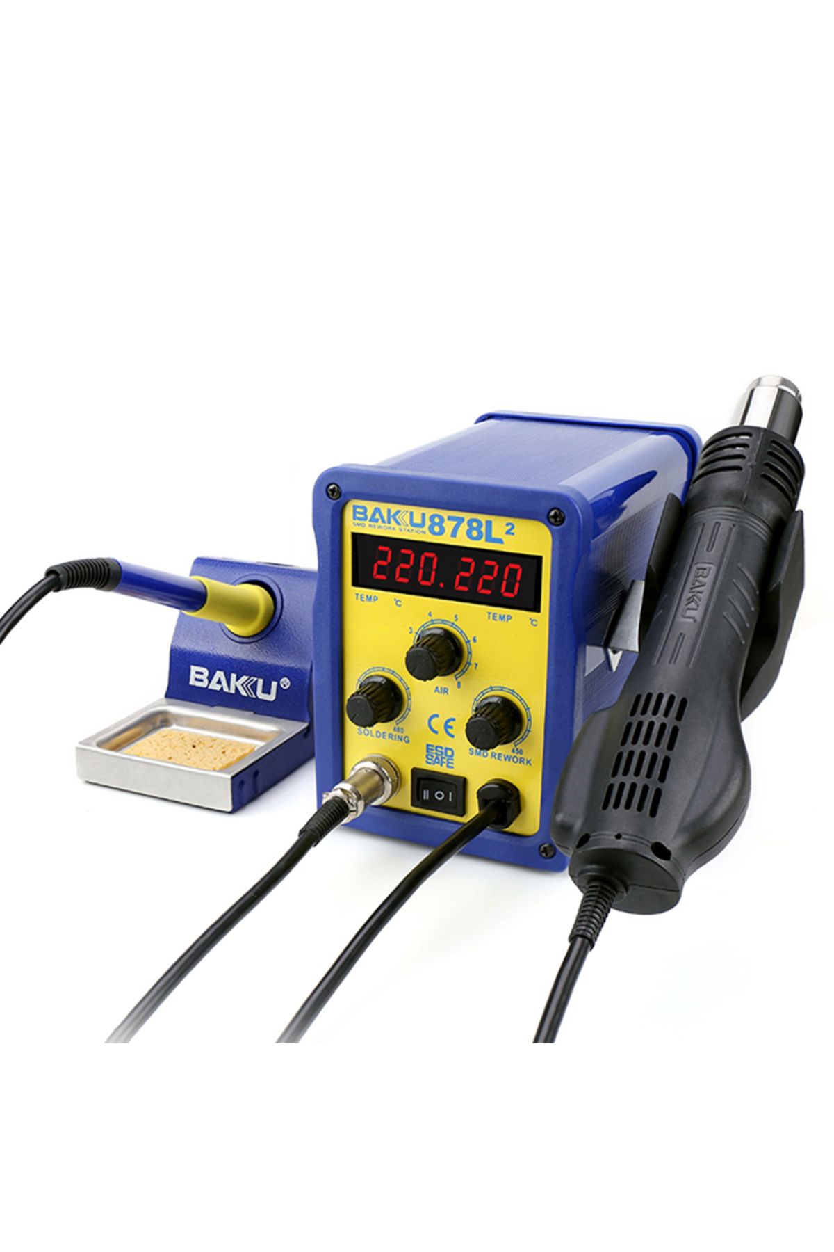 Aydoganticaret44 ISI AYARLI+ÜFLEMELİ DİJİTAL HAVYA BK-878L2