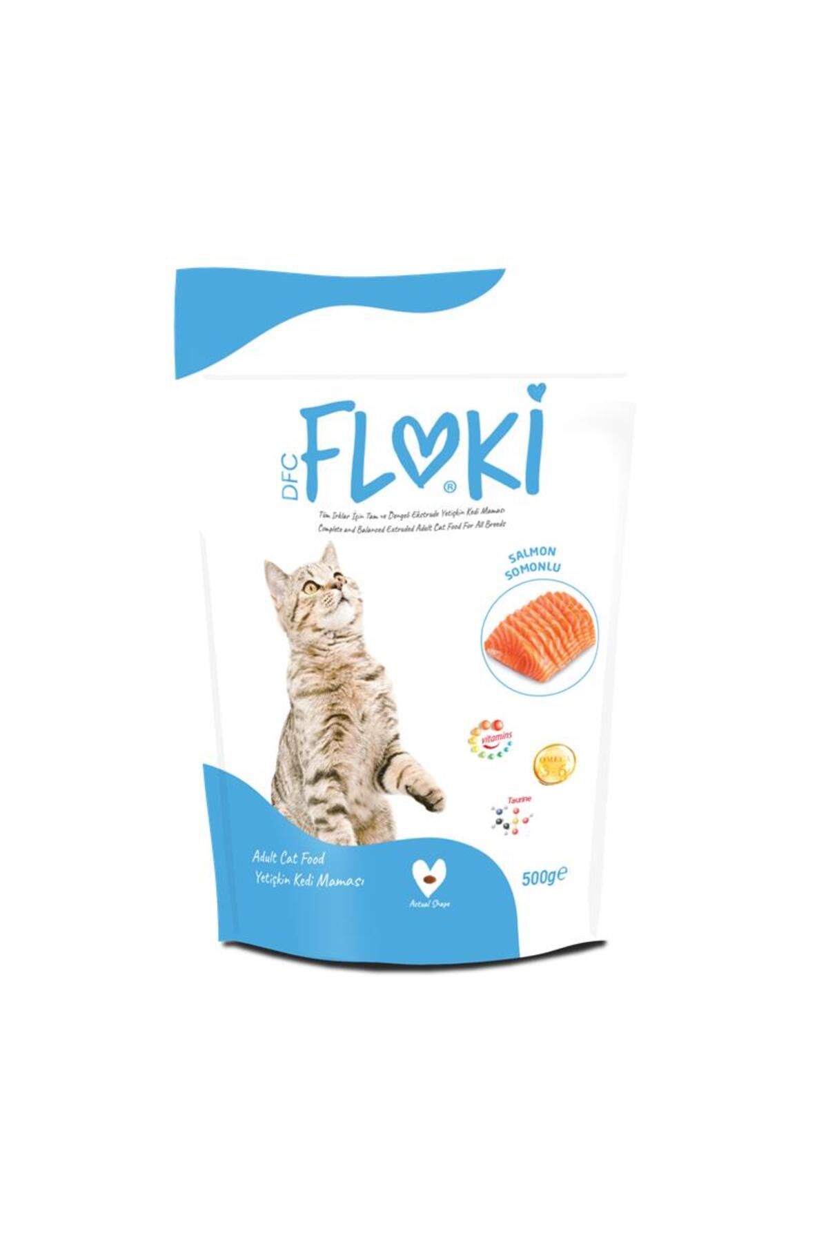 Floki Yetişkin Kedi Maması Somonlu 500 Gr