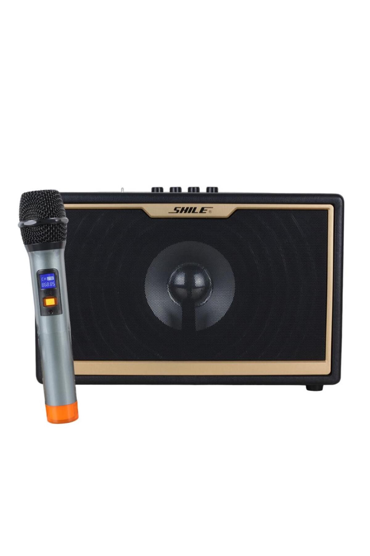 Aydoganticaret44 SD-1 EL MİKROFONLU KUMANDALI USB+SD+BT SEYYAR PORTATİF ANFİ