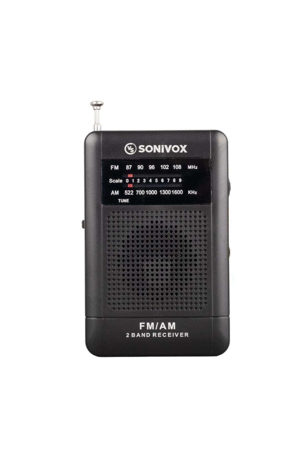 Aydoganticaret44 SİYAH RENK CEP TİPİ ANALOG FM RADYO VS-R115