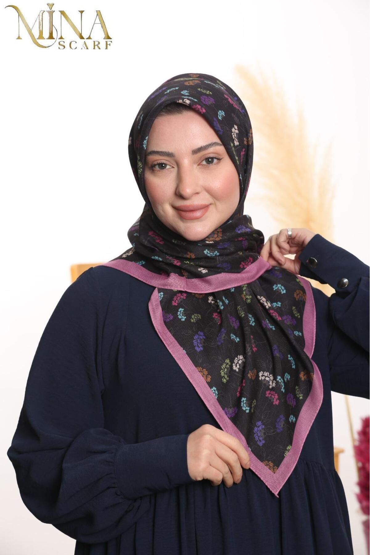 Viola Çiçekli eşarp