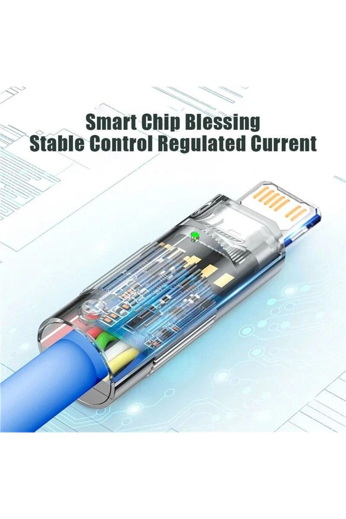 Aydoganticaret44 USB TO LİGHTNİNG 120W-6A 1 Metre Hızlı Şarj & Hızlı Veri Kablosu