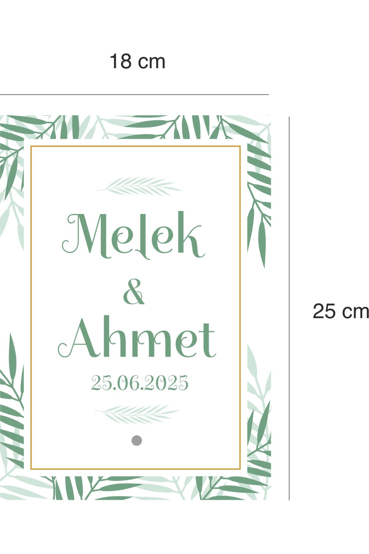 estölye Söz, Nişan, Düğün, Nikah Ahşap Dijital Baskı Masaüstü isimlik