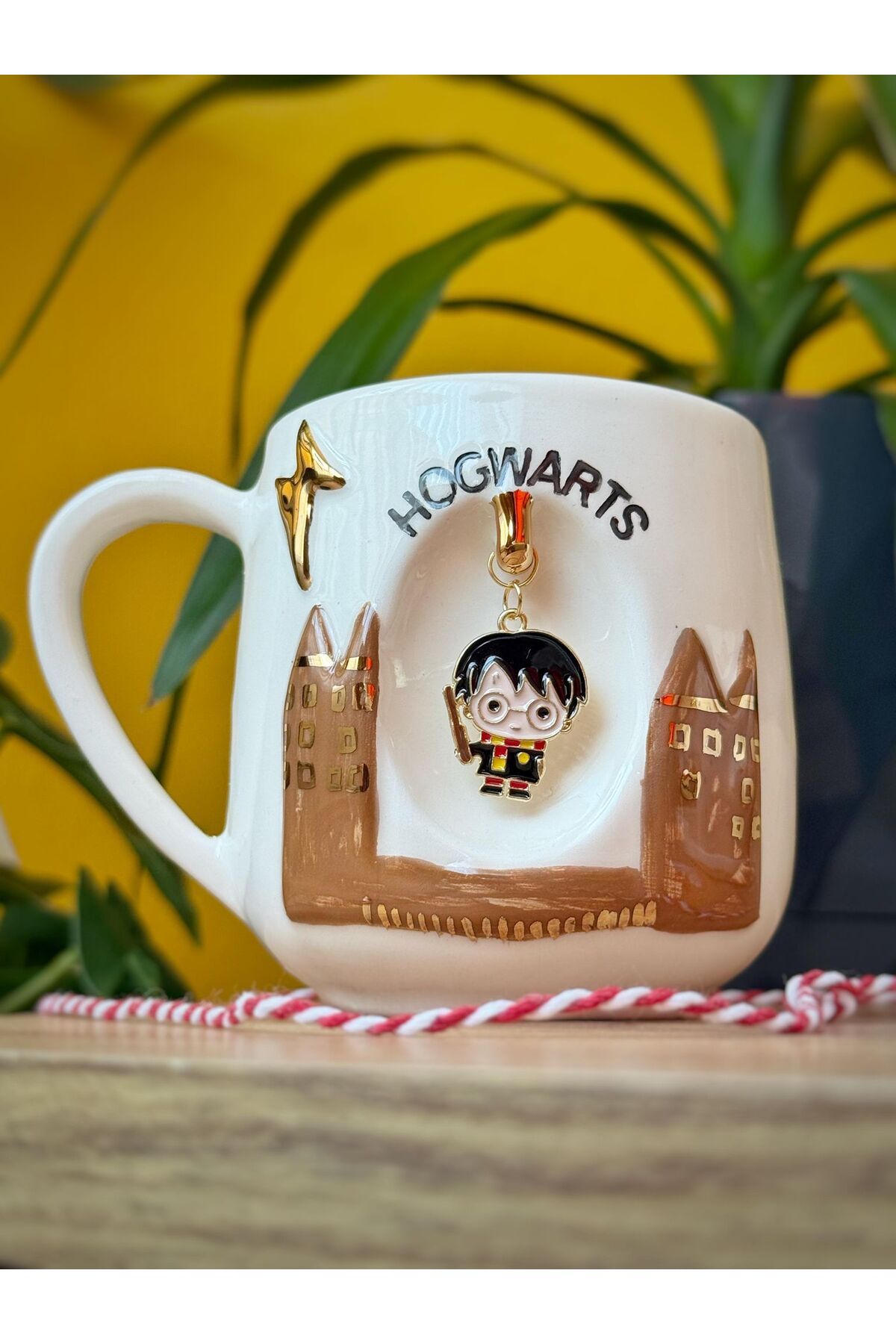 Ceresshop EL YAPIMI HARRY POTTER SERAMİK KUPA2