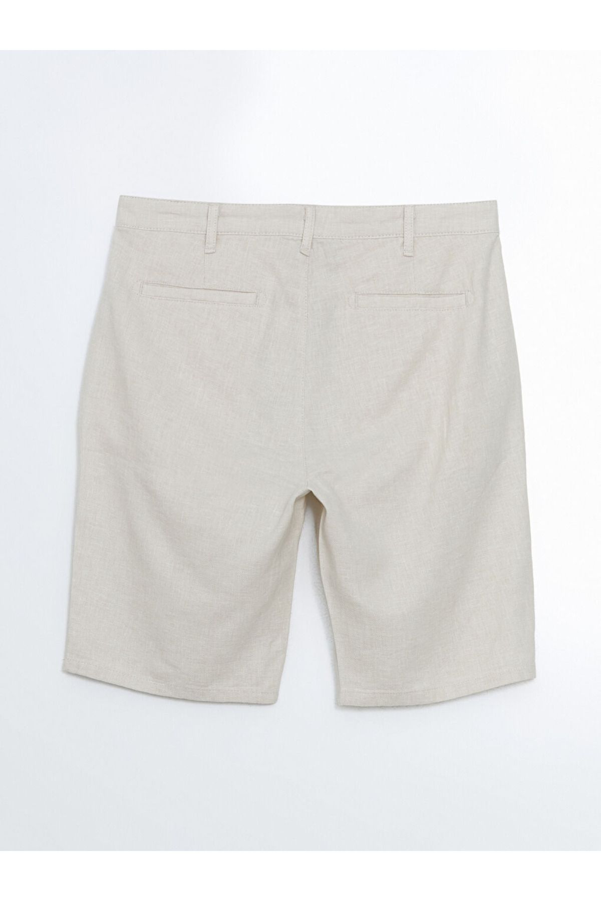 LC Waikiki-Regular Fit Linen Blend Fabric Stylish and Comfortable Men's Shorts 2