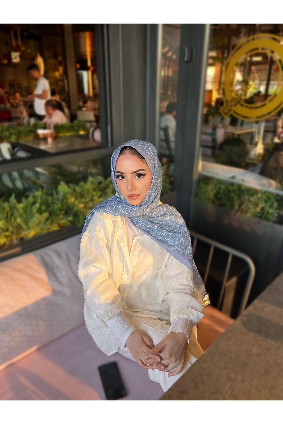 MODA MK DESENLİ PAMUK ŞAL