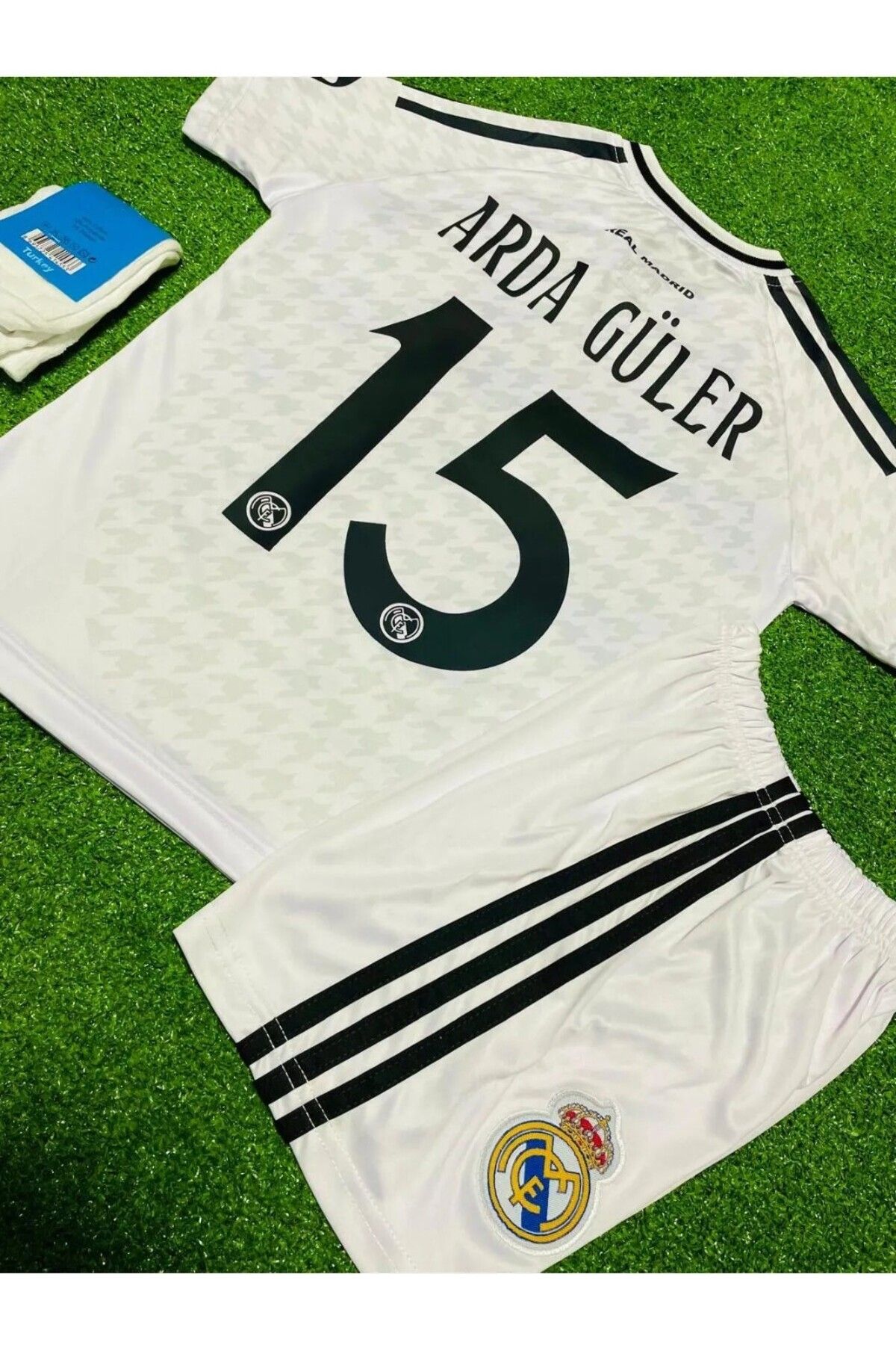 BARBITOS Real Madrid 2024/25 Yeni Sezon Arda Güler Iç Saha Çocuk Forması 4'lü Set-ZYP05