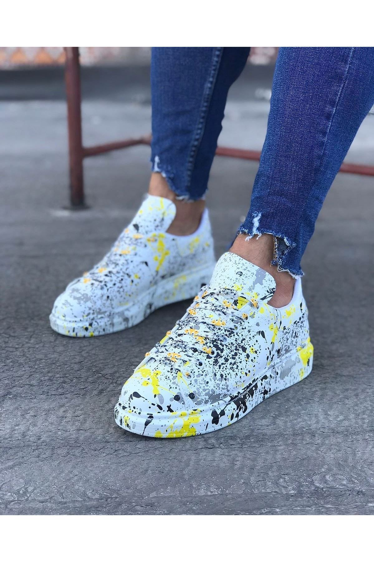 Fashi10 WG501 Sarı Renkli Erkek Casual Ayakkabı