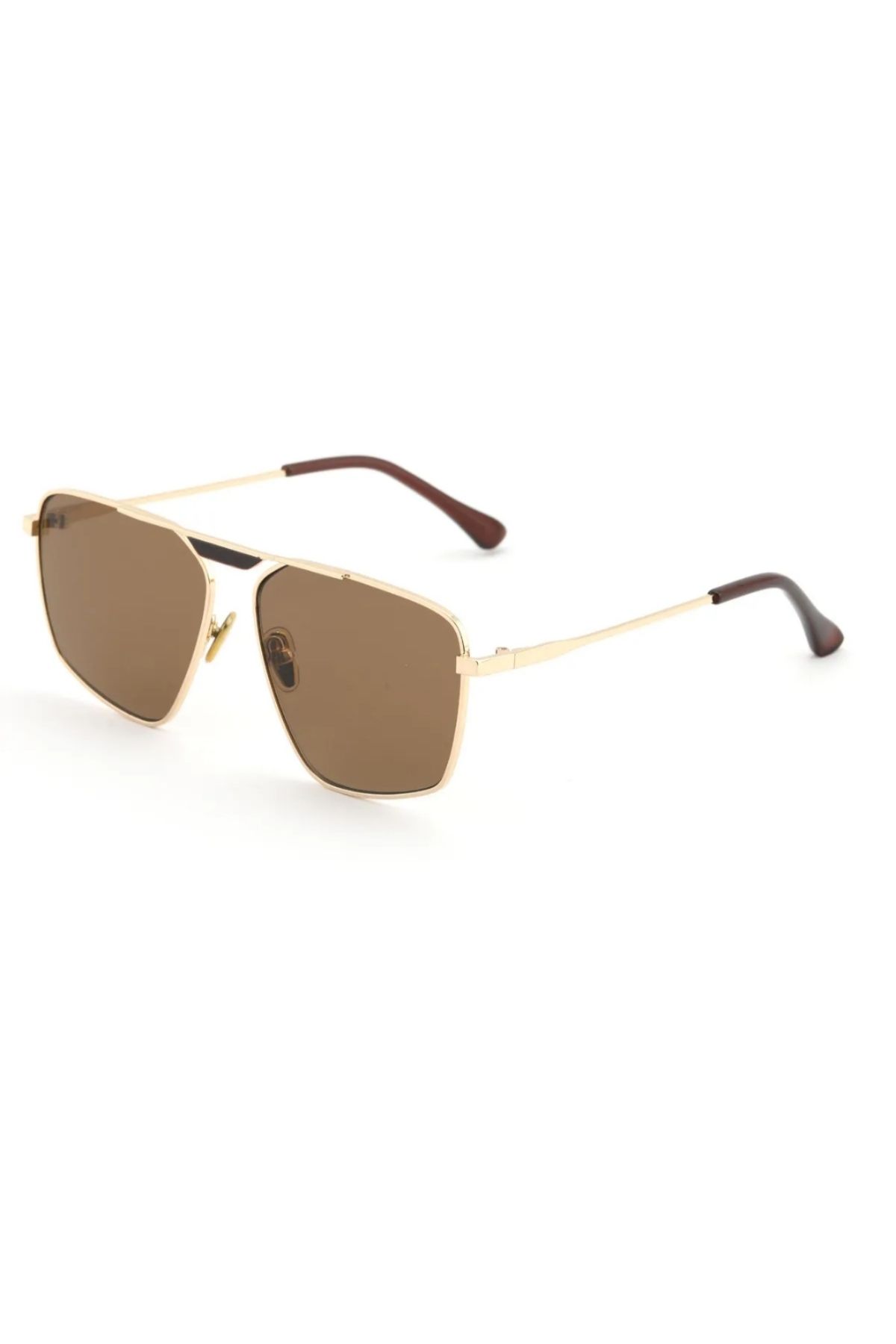 Pierre Lotus Geometri Metal Çerçeve Unisex Güneş Gözlüğü plg1111