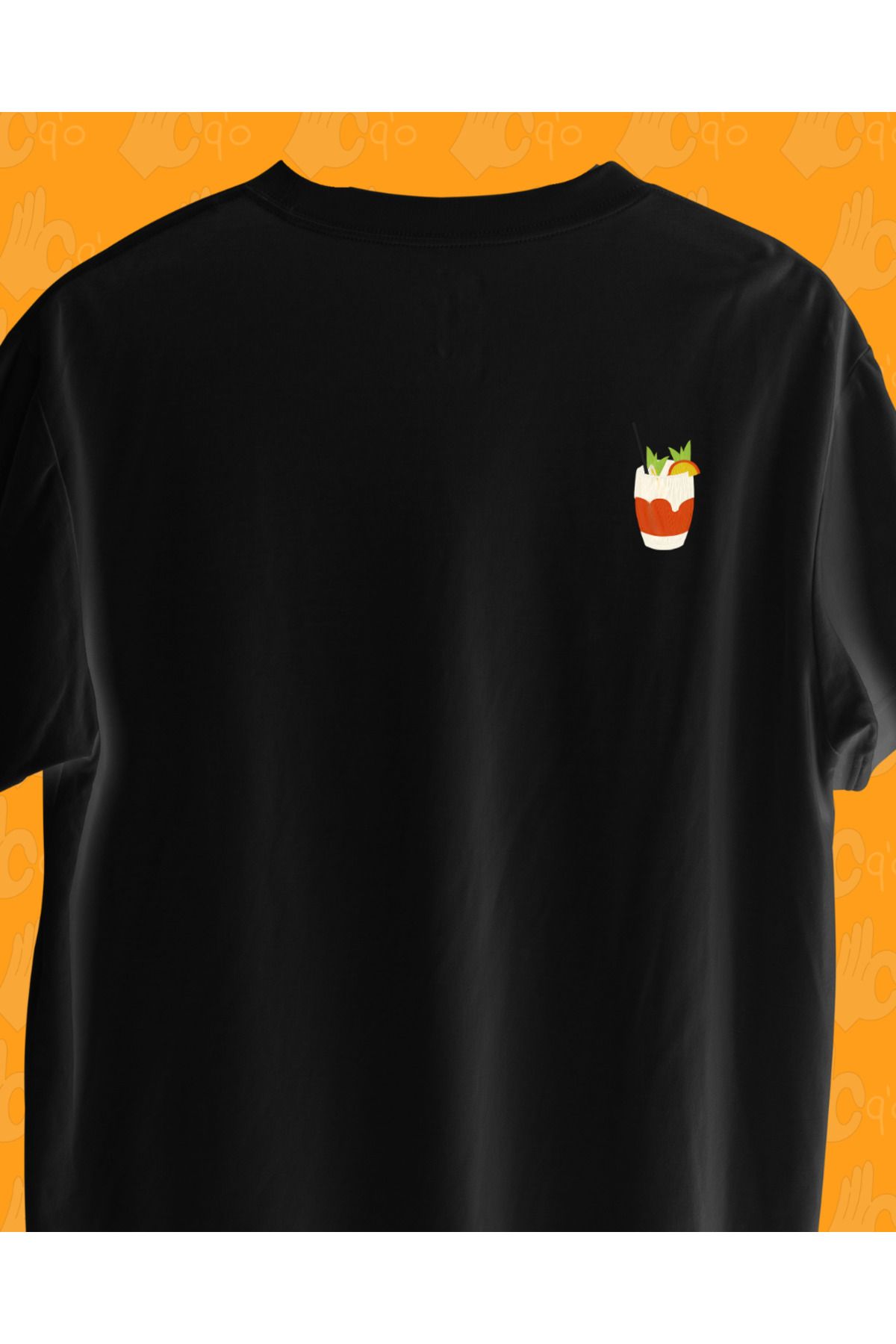 oq'o Bloody Mary - Nakışlı Basic T-shirt