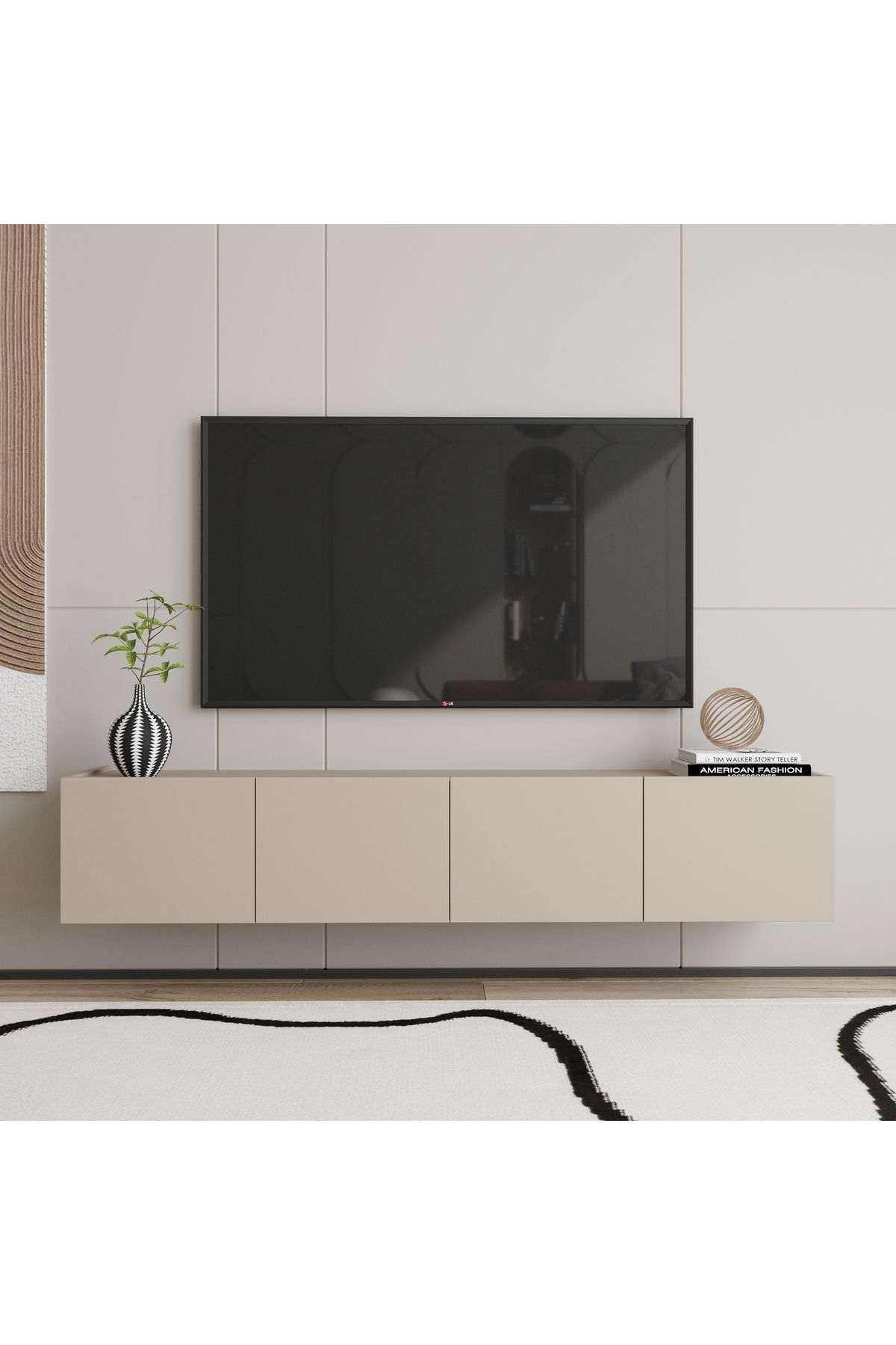 Rasyonel Mobilya Tarde 160 Duvara Monte Tv Ünitesi