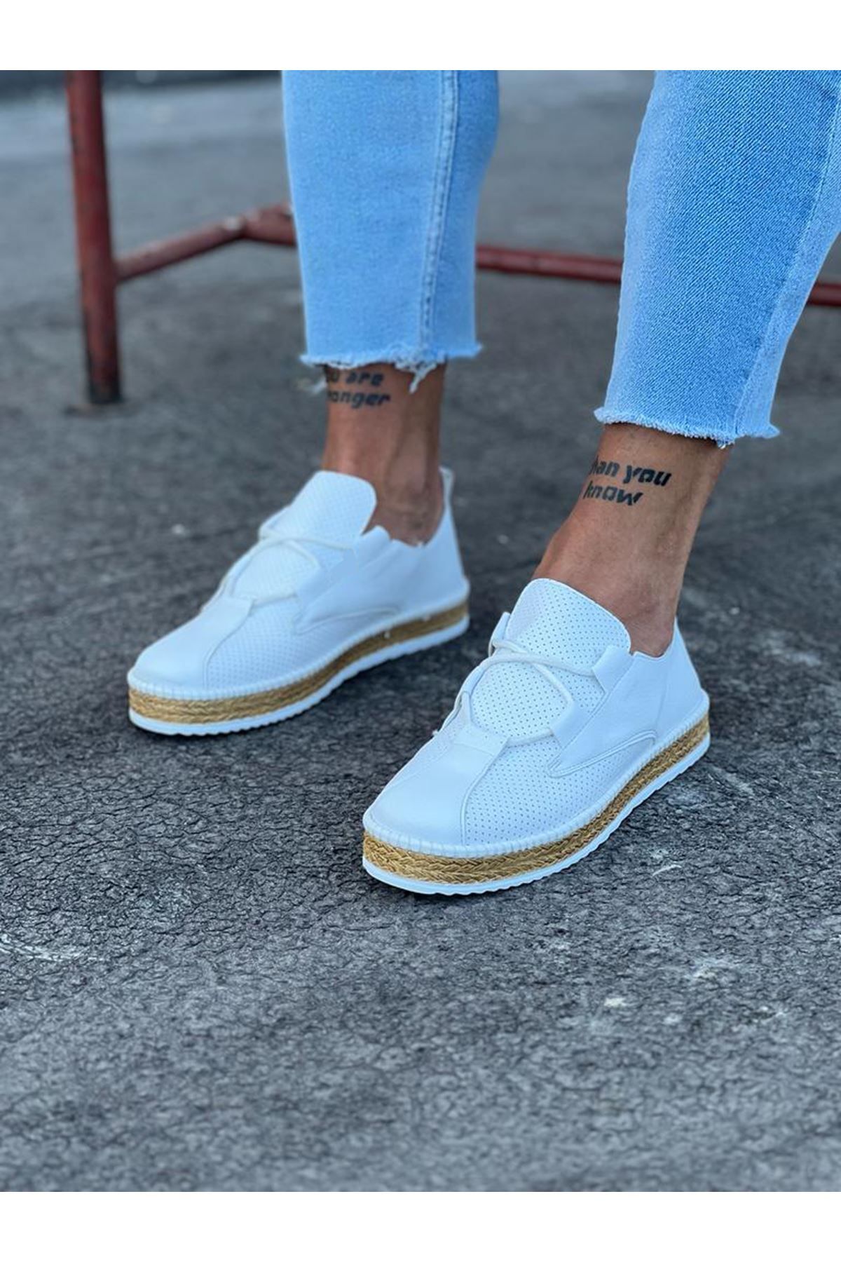 Fashi10 WG015 Beyaz Erkek Casual Ayakkabı