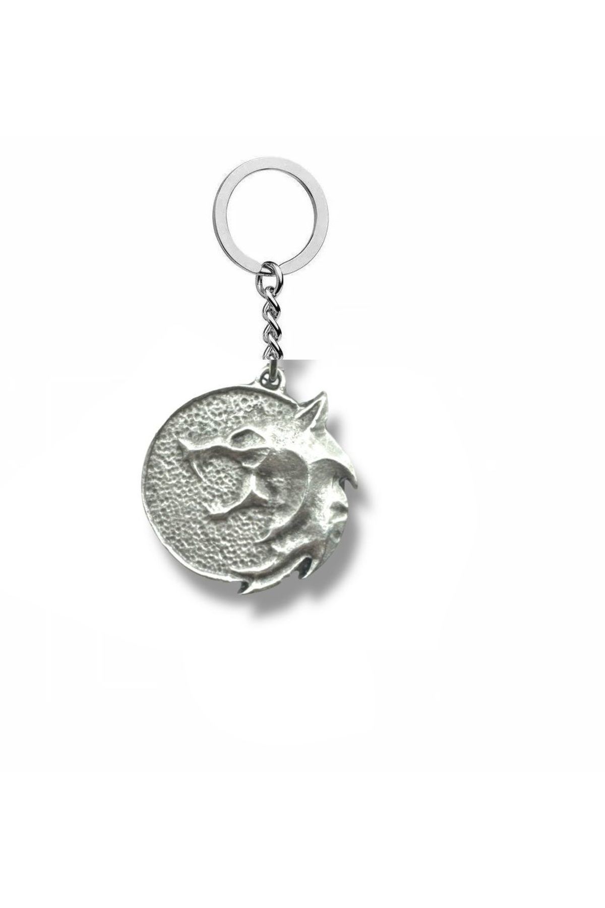 Herşey Nota The Witcher Madalyon Figürlü Unisex Anahtarlık | Metal | Fantastik Oyun Temalı Aksesuar