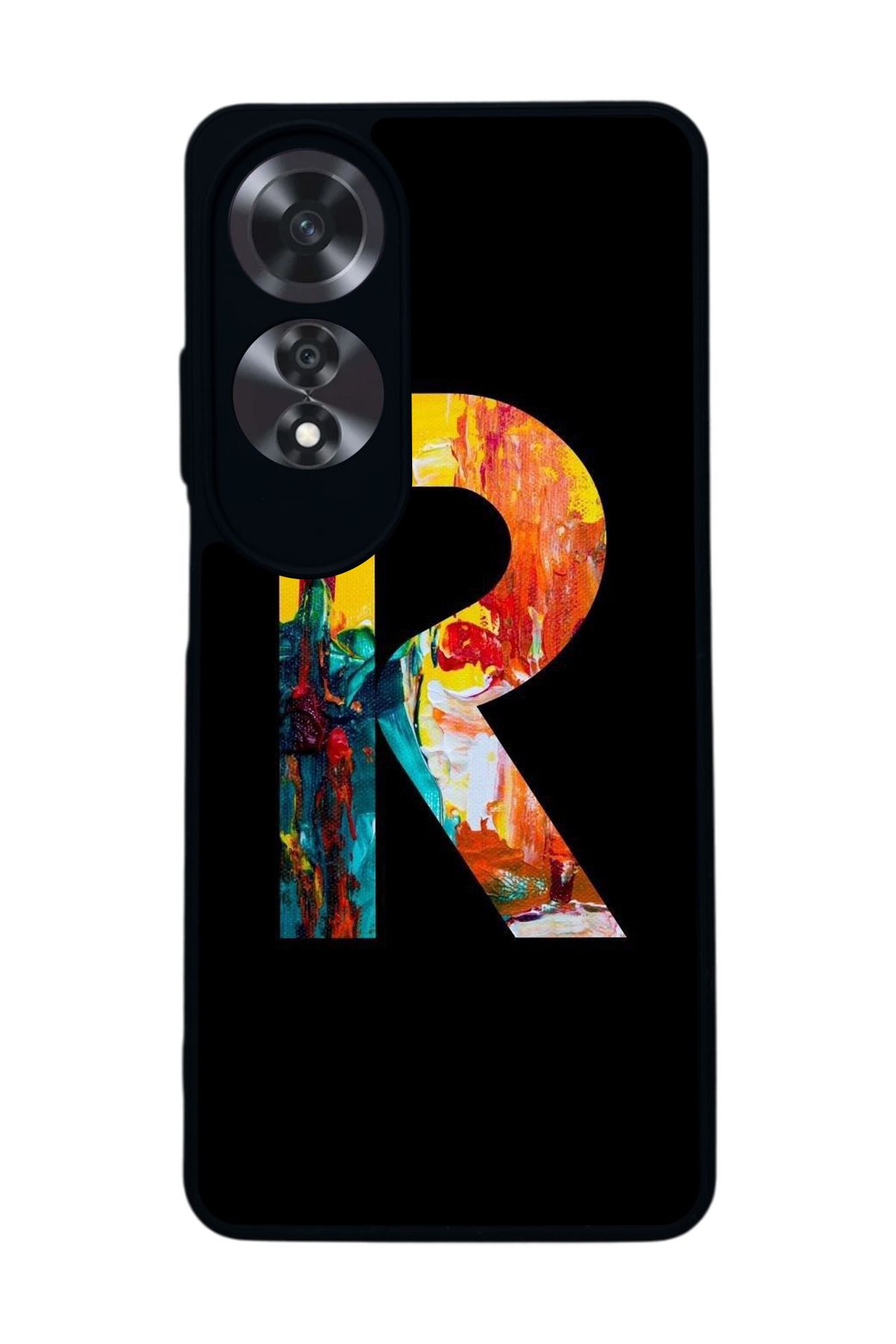 OPPO A60 Mat Siyah uyumlu Kılıf – Yumuşak Silikon, Koruyucu, Şok Emici Kapak