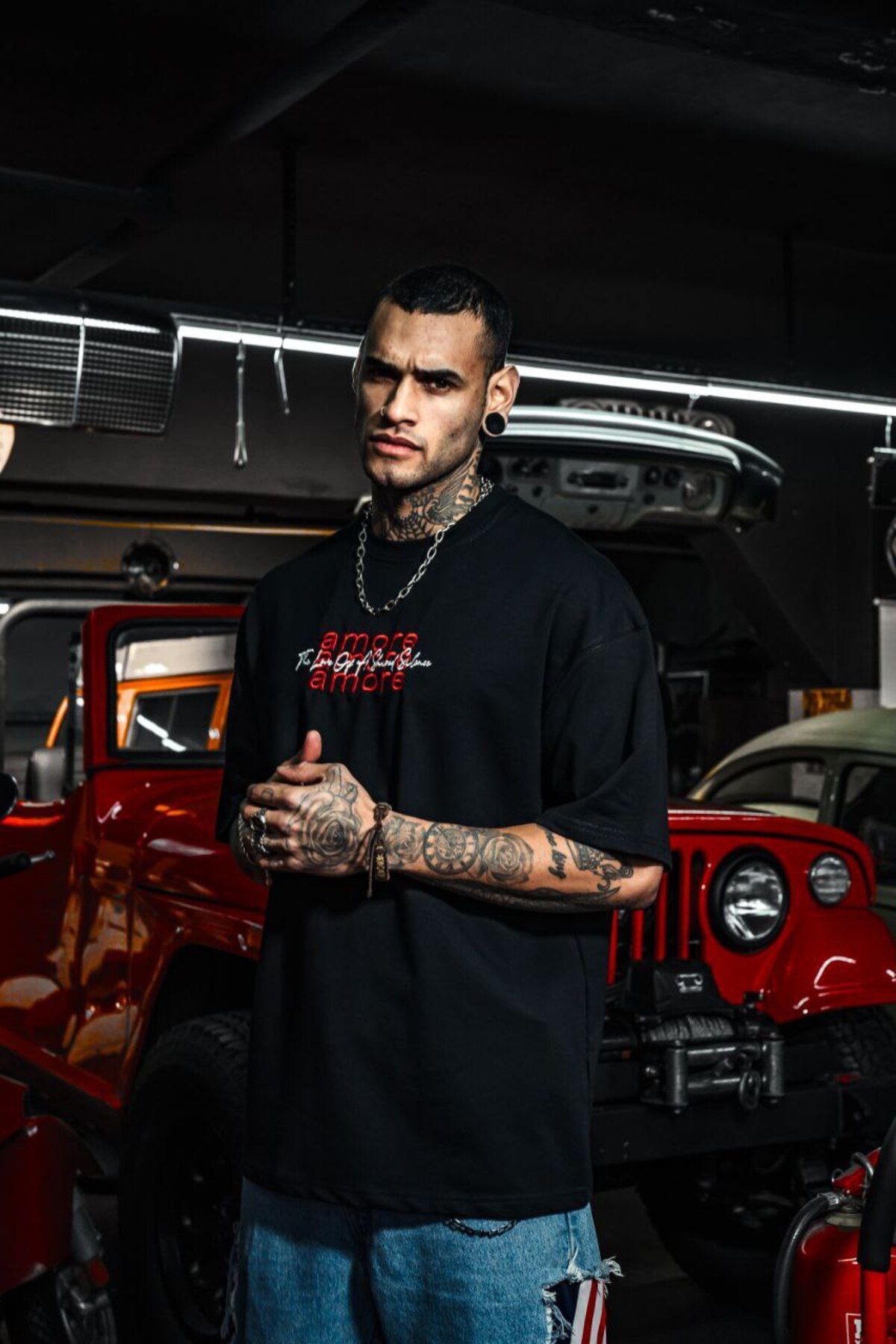 MR.FREGOLİ AMORE Nakışlı Oversize Tshirt