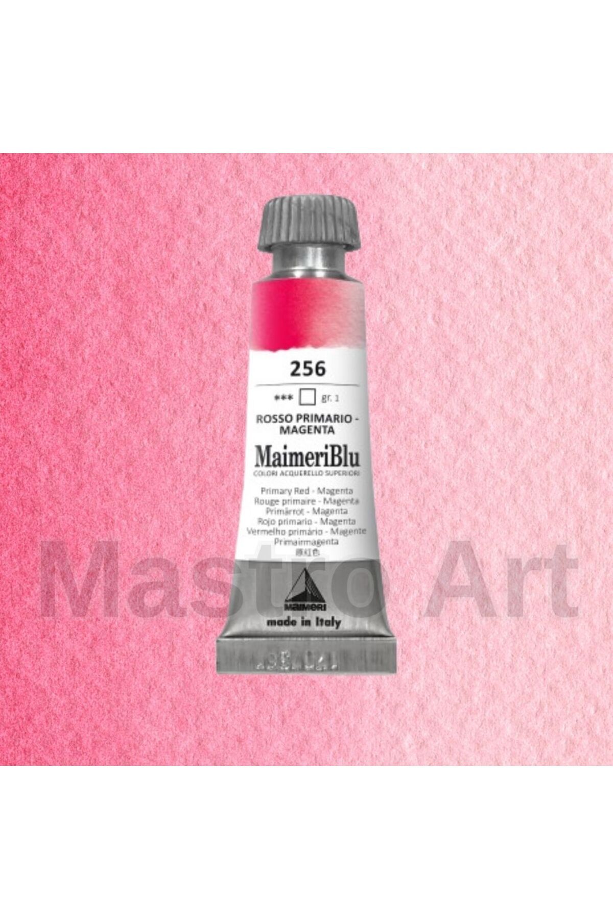 Maimeri Blu Pro Tüp Sulu Boya 12 ml S1 256 Primary Red - Magenta