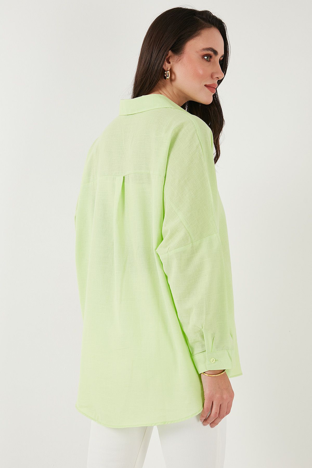 Lela-Stretch Cotton Oversize Fit 2' Li Package Shirt-Undershirt Set Shirt-Undershirt Set 67810014979S2 7