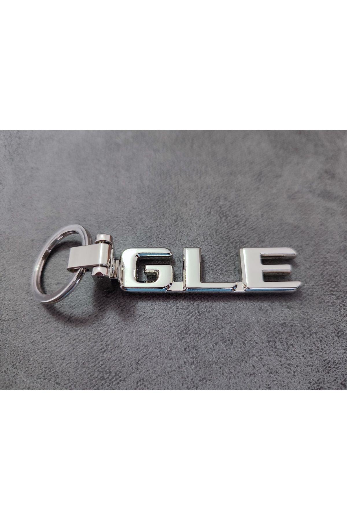 AYCANSTORE GLE Anahtarlık Paslanmaz Krom Kaplama