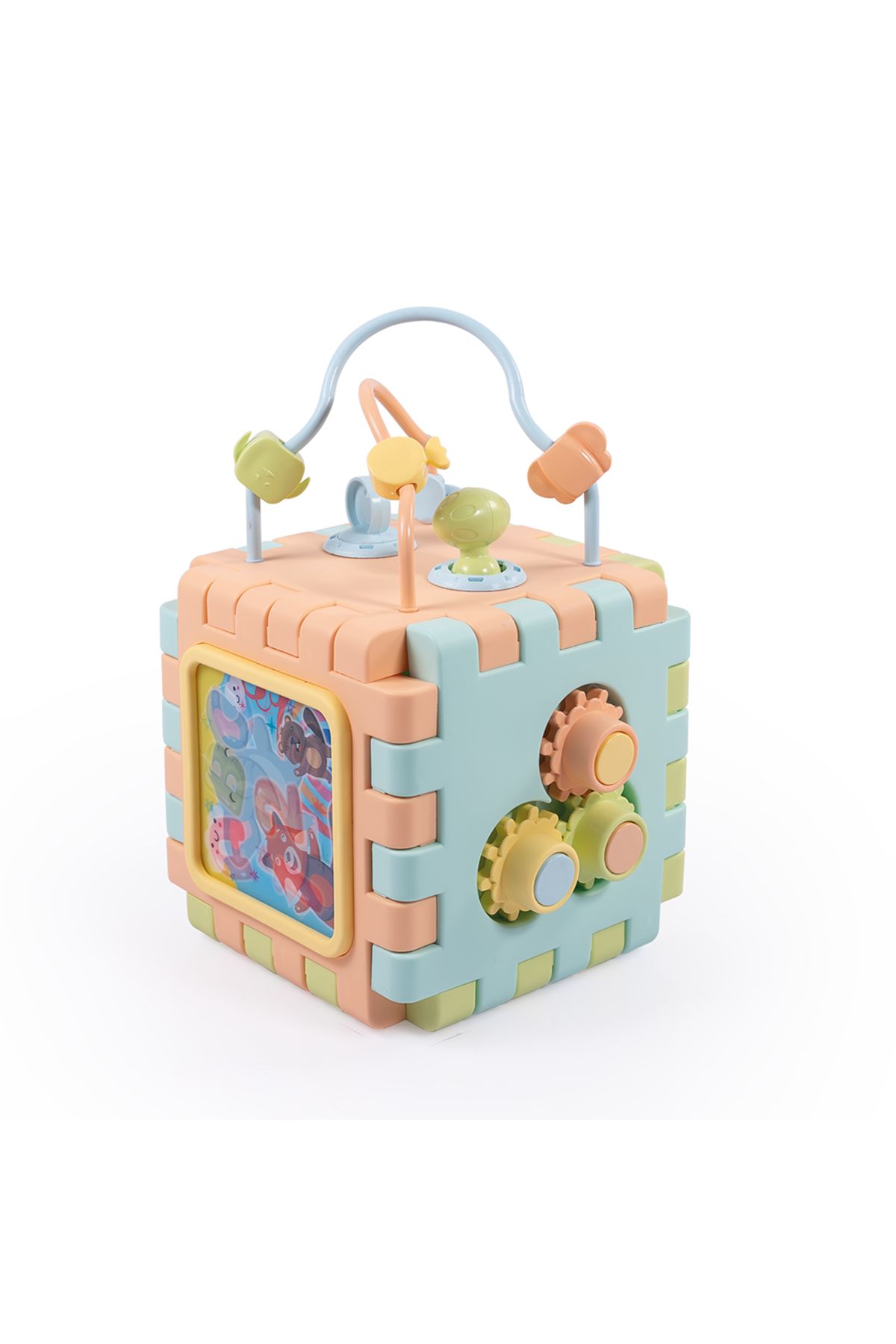 DOLU OYUNCAK 2 in 1 Eğitici Küp Ve Puzzle 5192