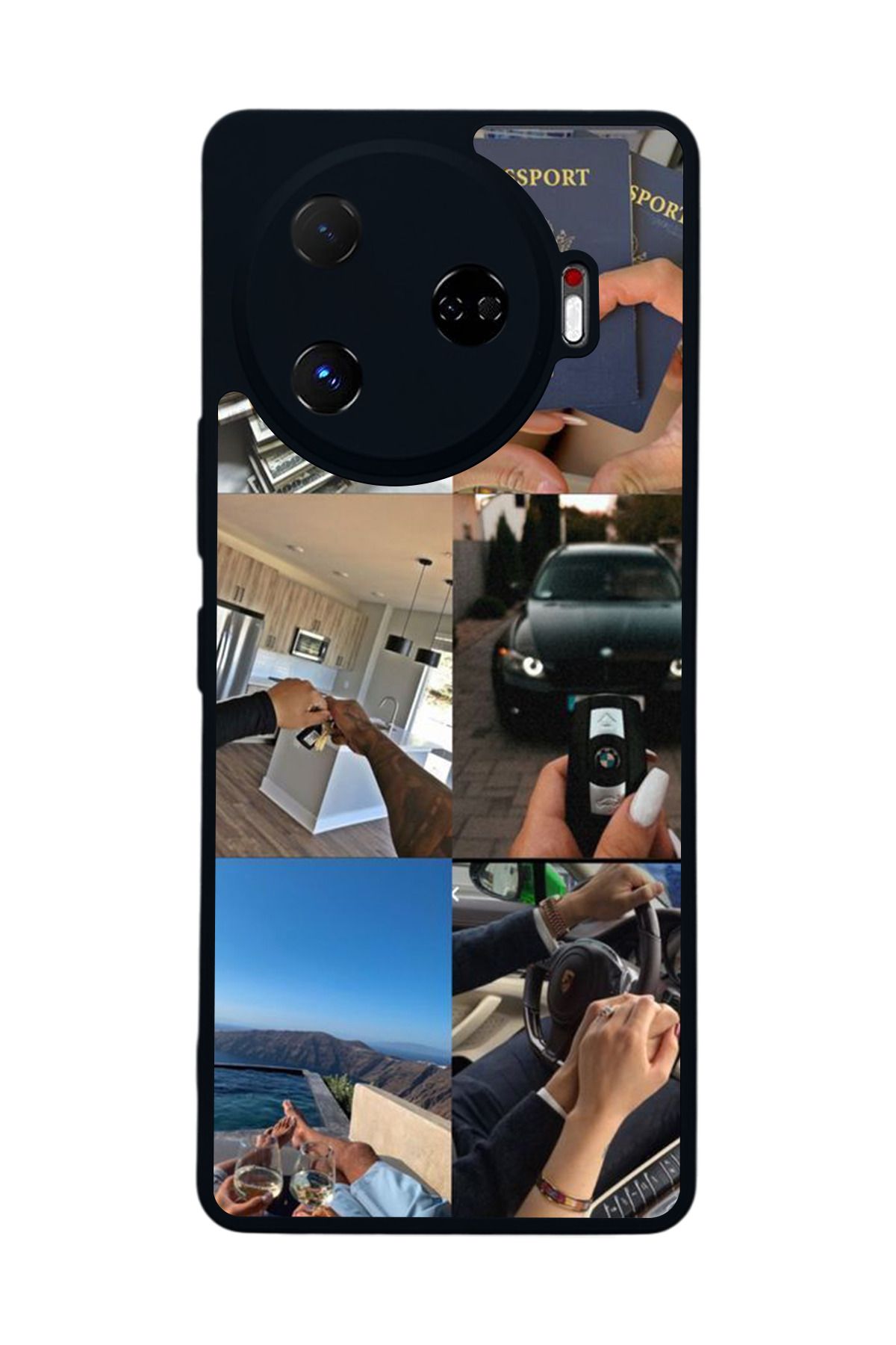 TECNO Camon 30 Pro Mat Siyah uyumlu Kılıf – Yumuşak Silikon, Koruyucu, Şok Emici Kapak